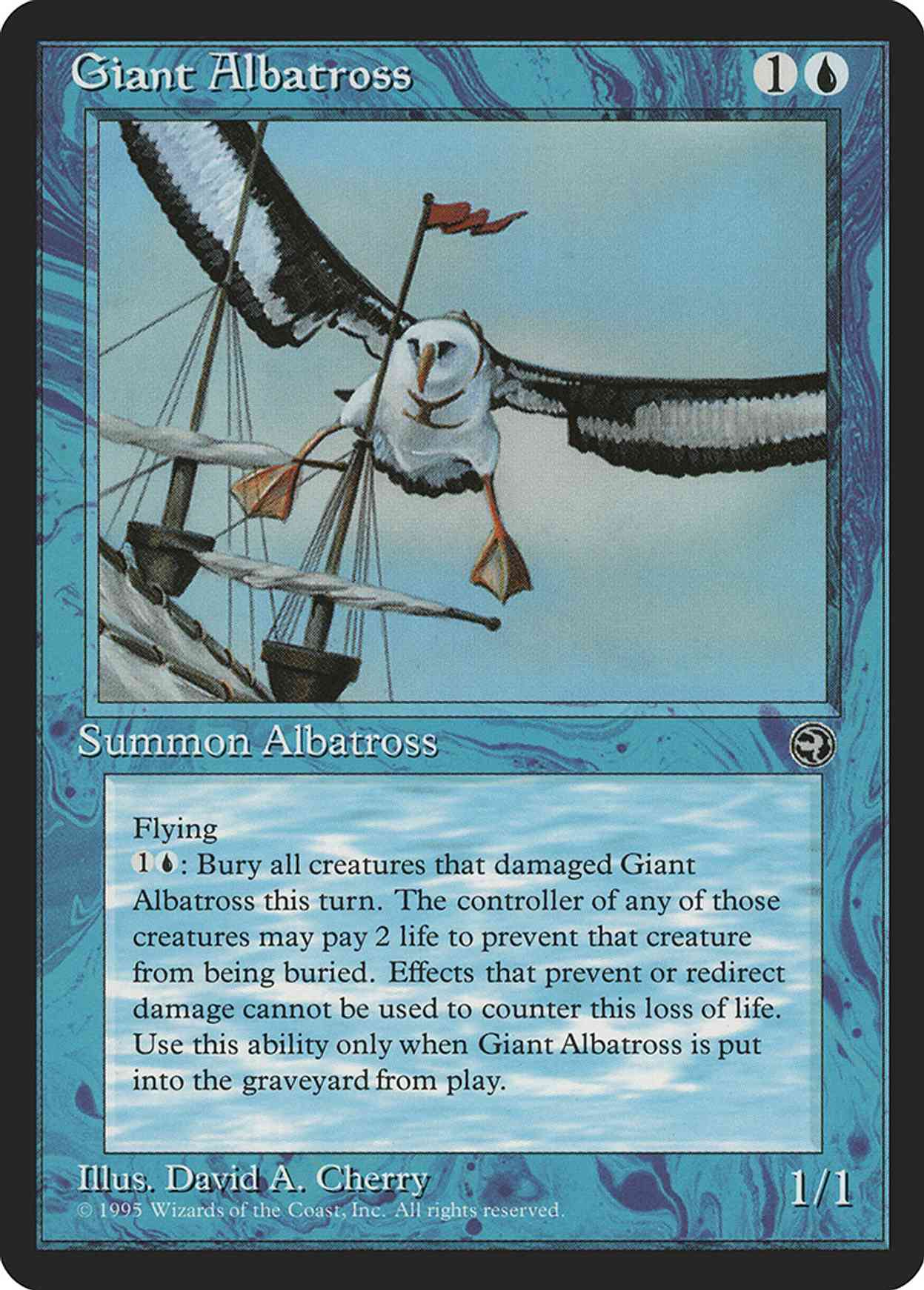 Giant Albatross magic card front