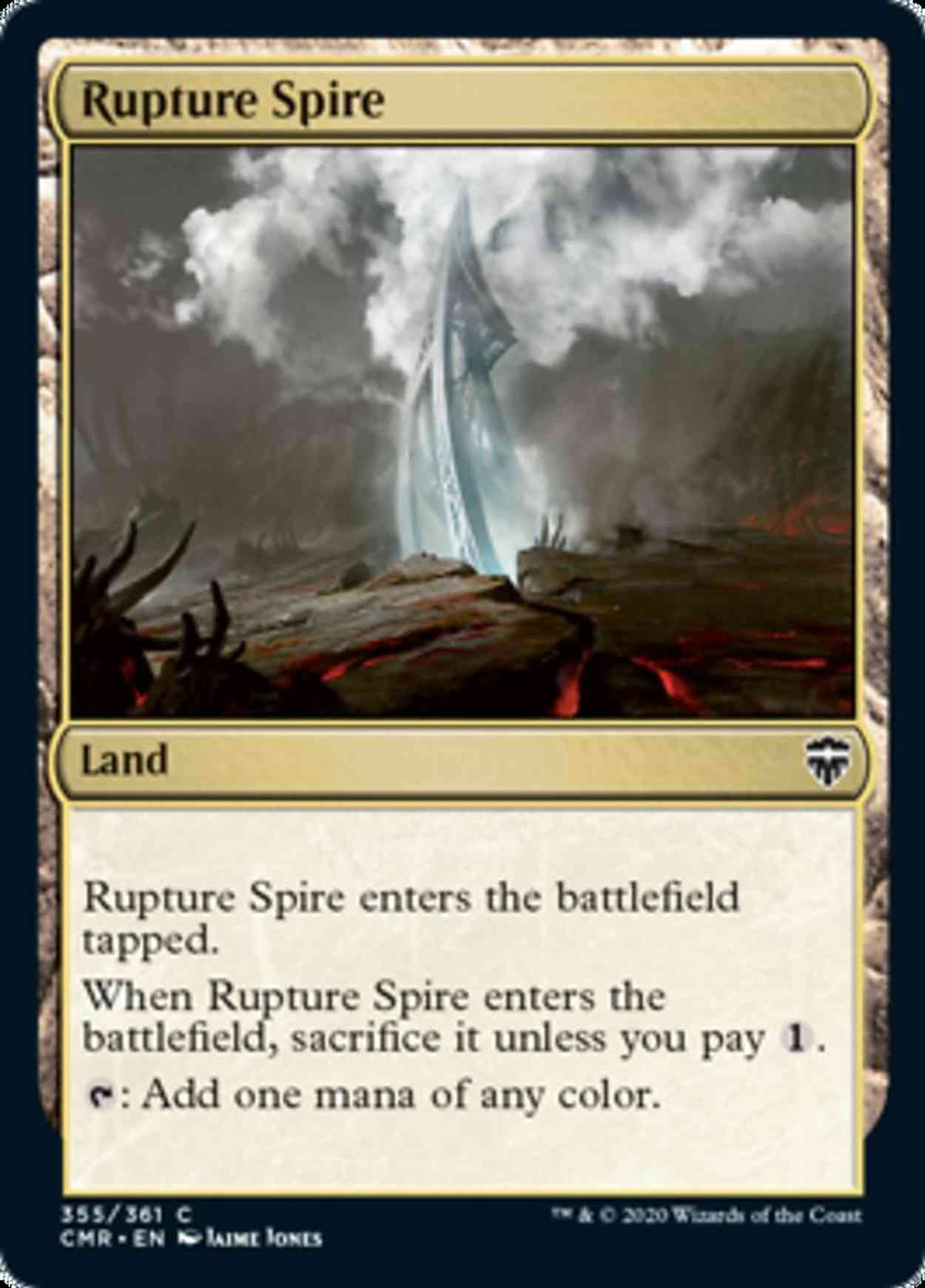Rupture Spire (355) magic card front