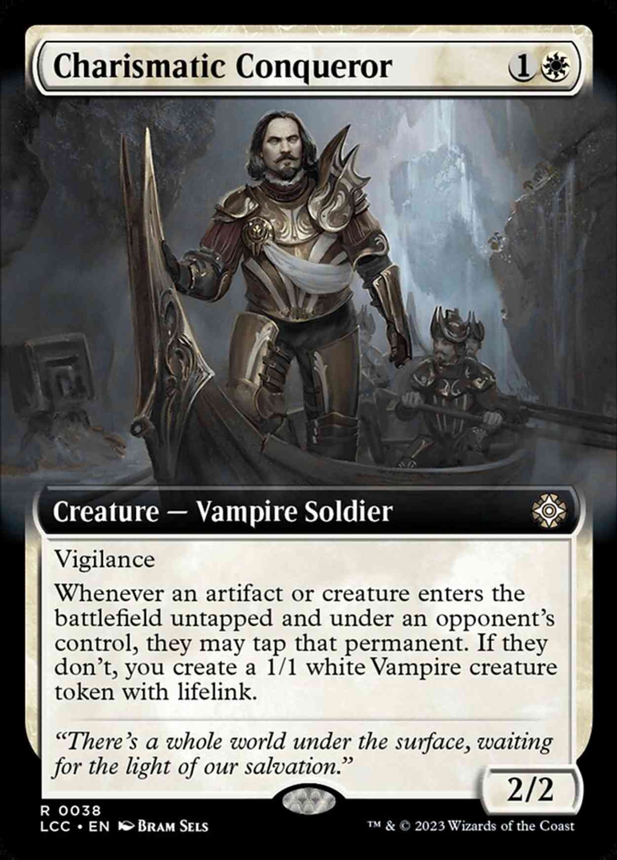 Charismatic Conqueror (Extended Art) magic card front