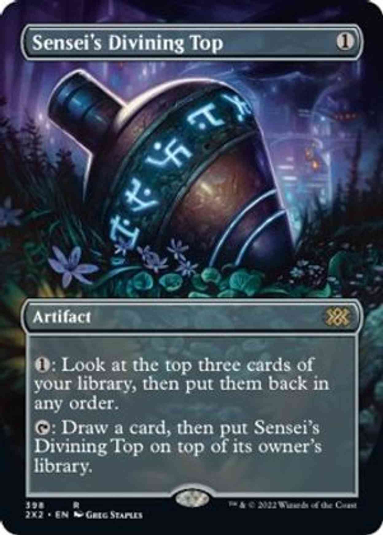 Sensei's Divining Top (Borderless) magic card front