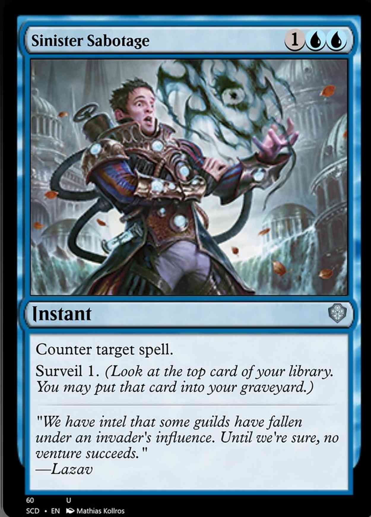 Sinister Sabotage magic card front