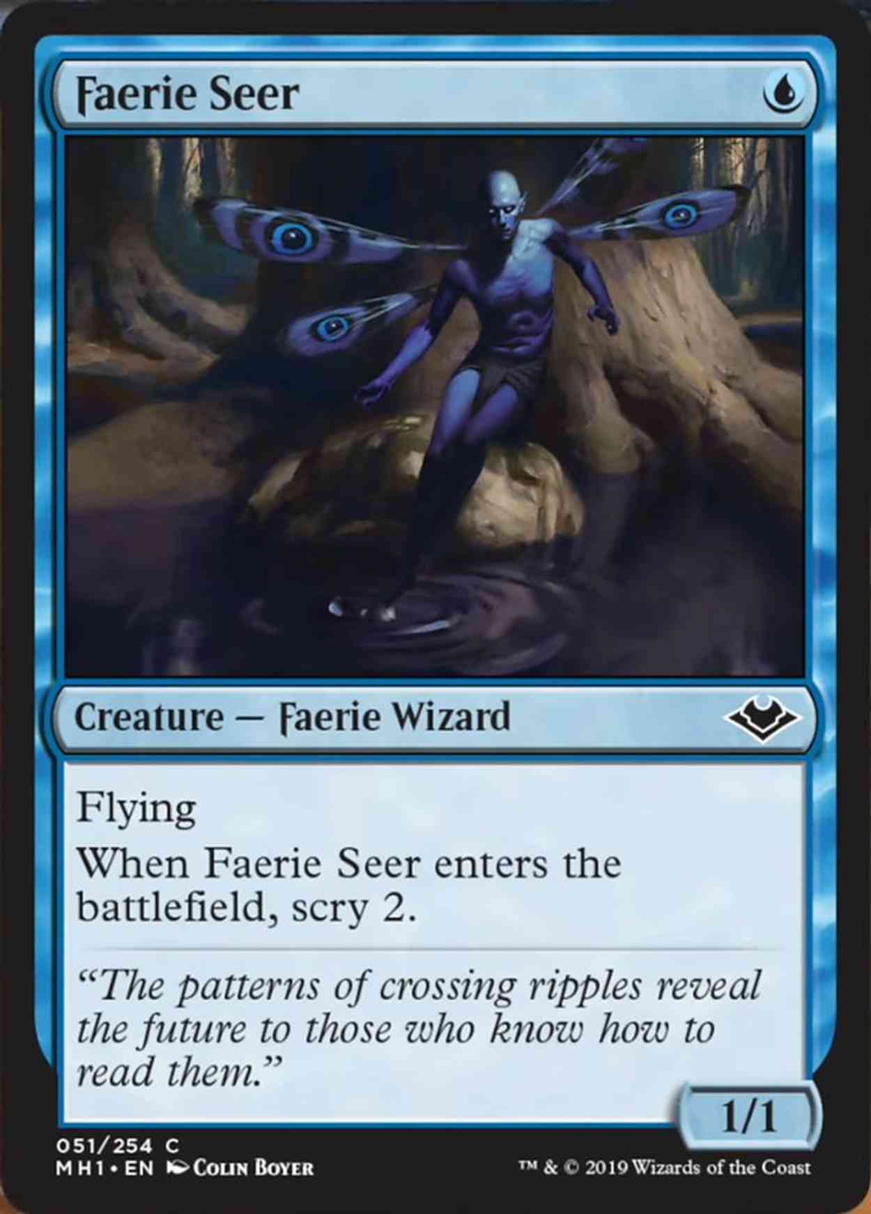 Faerie Seer magic card front