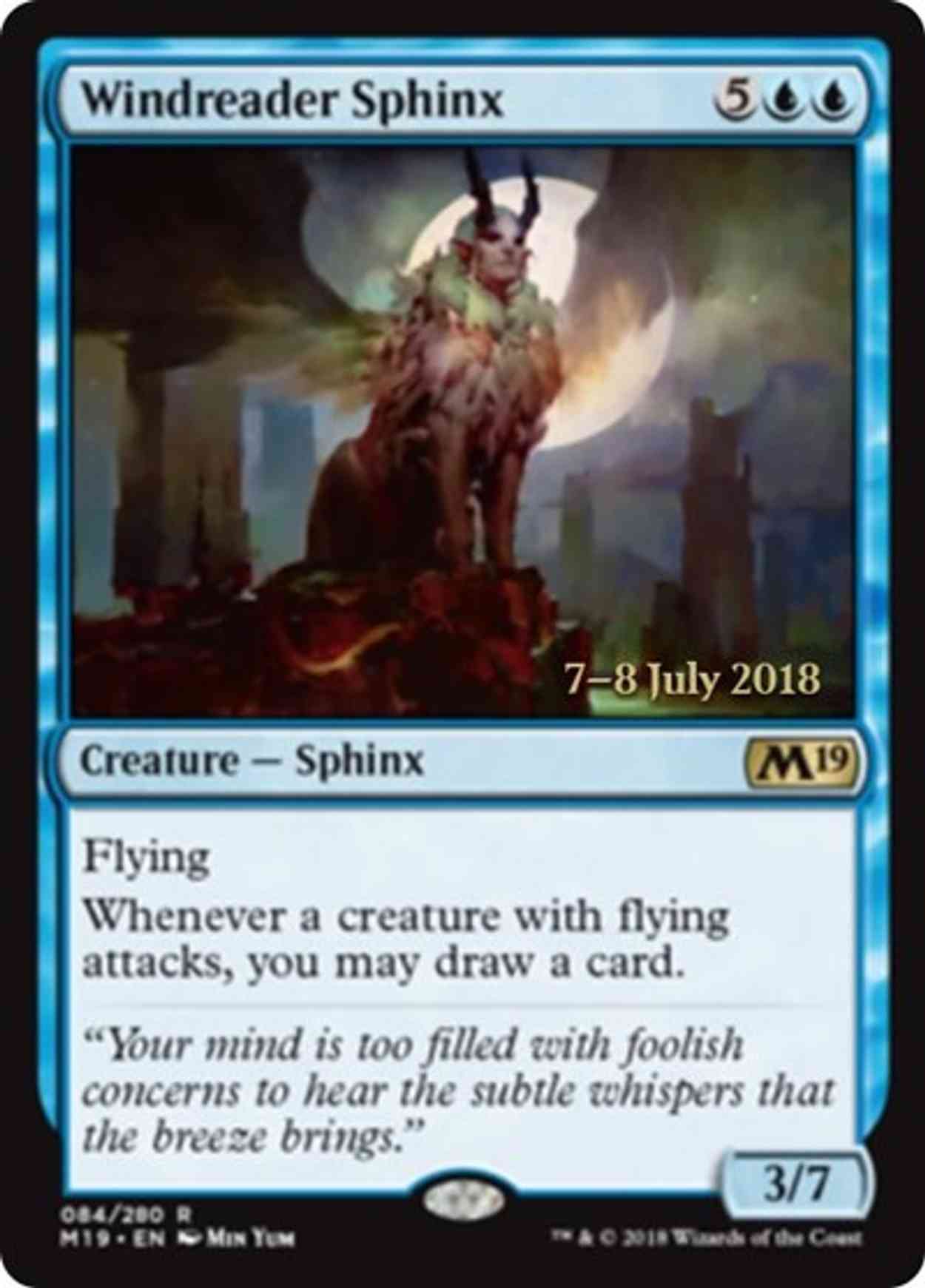 Windreader Sphinx magic card front