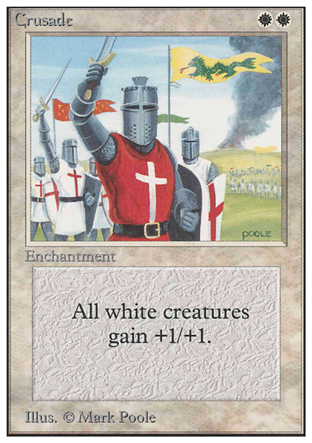 Crusade magic card front