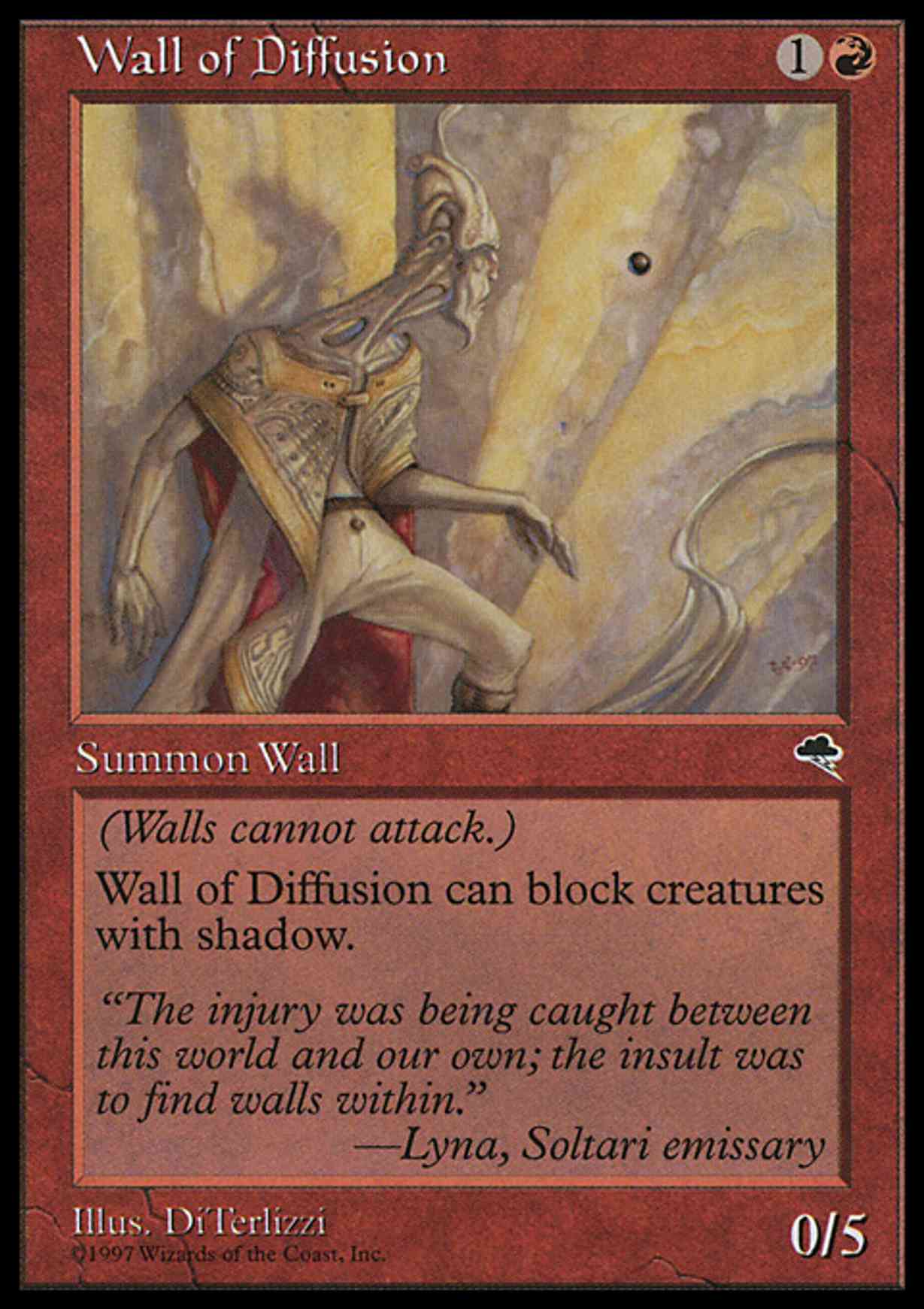 Wall of Diffusion magic card front