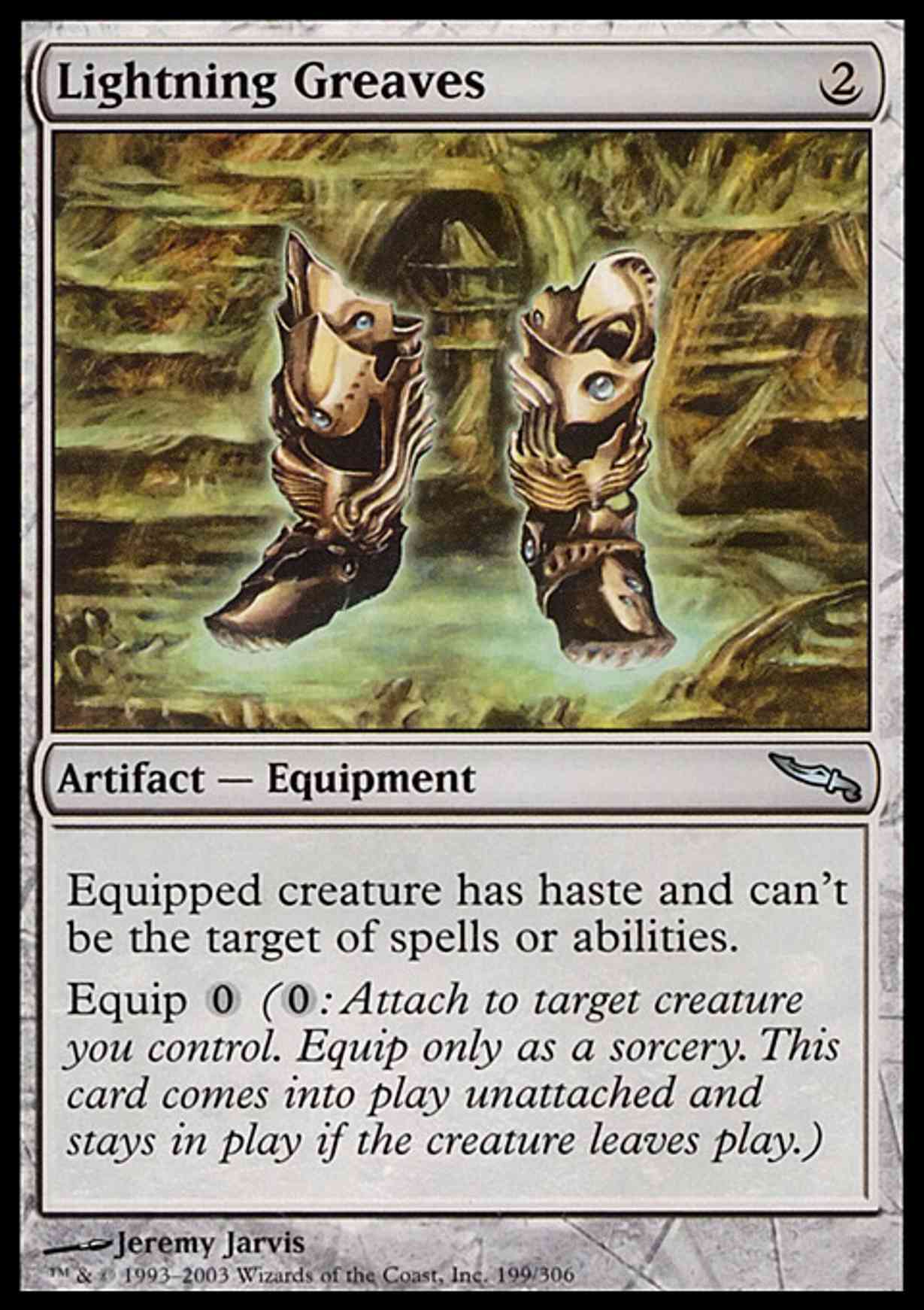 Lightning Greaves magic card front