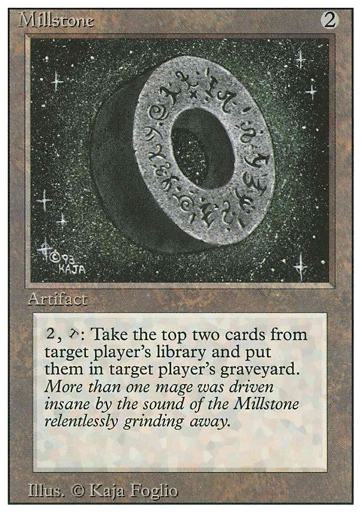 Millstone Price from mtg Revised Edition