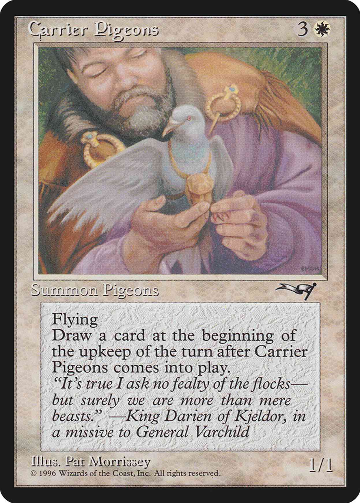 Carrier Pigeons (Hand) magic card front