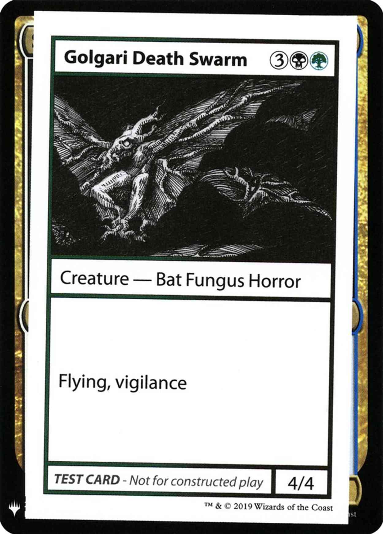 Golgari Death Swarm magic card front
