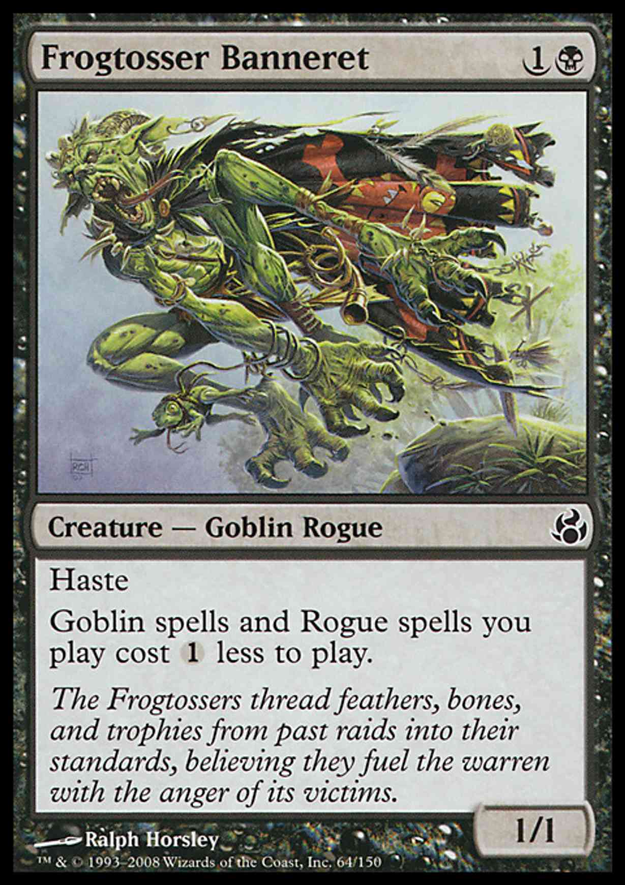 Frogtosser Banneret magic card front