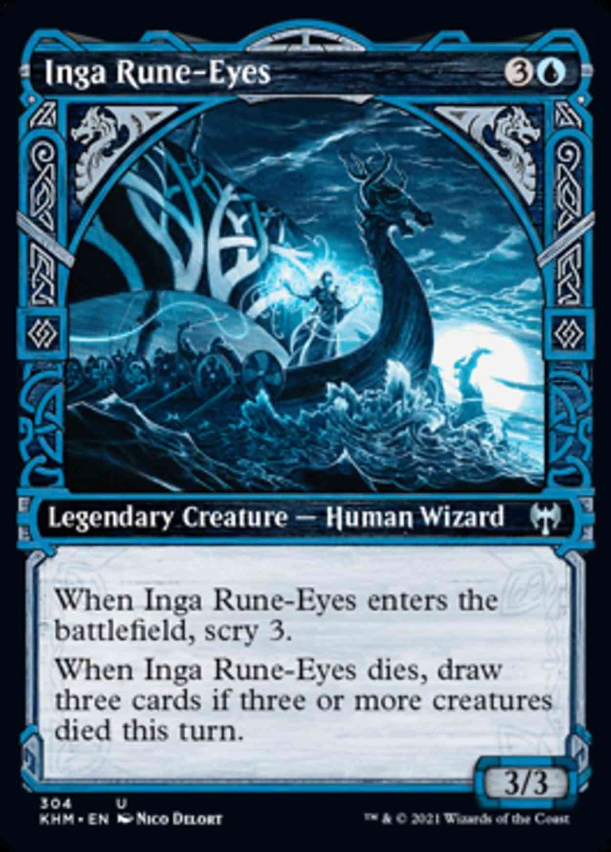 Inga Rune-Eyes (Showcase) magic card front