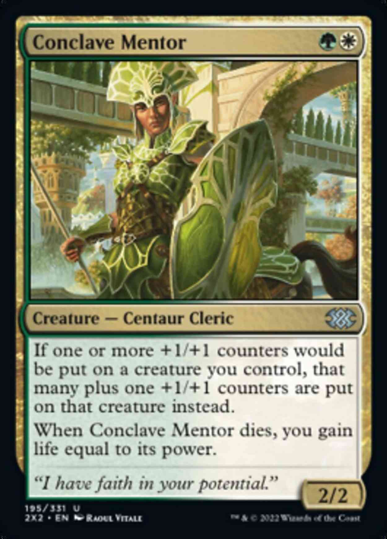 Conclave Mentor magic card front