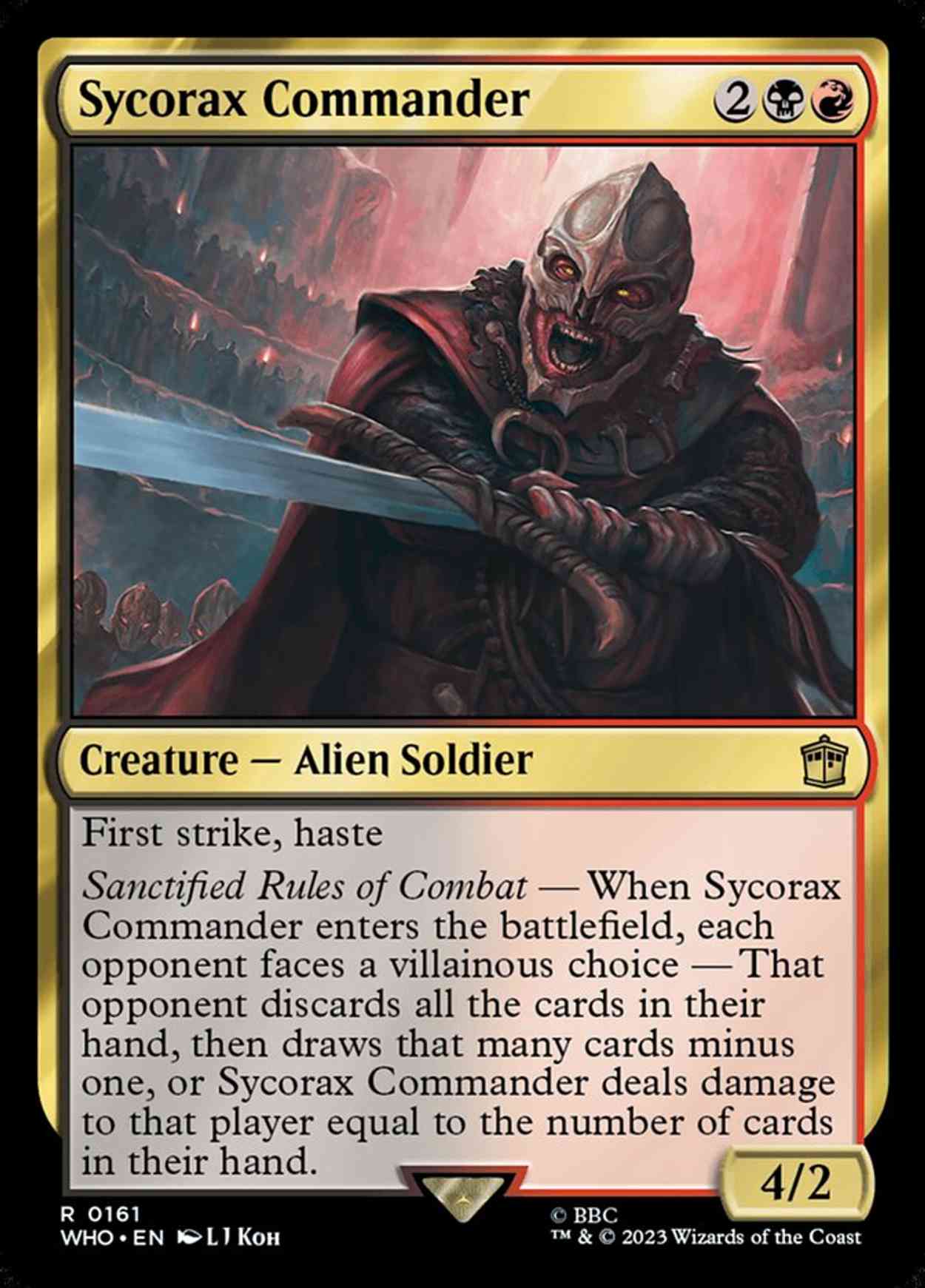 Sycorax Commander magic card front