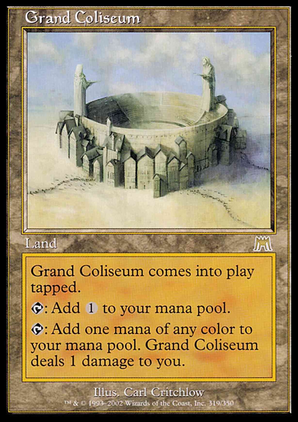 Grand Coliseum magic card front