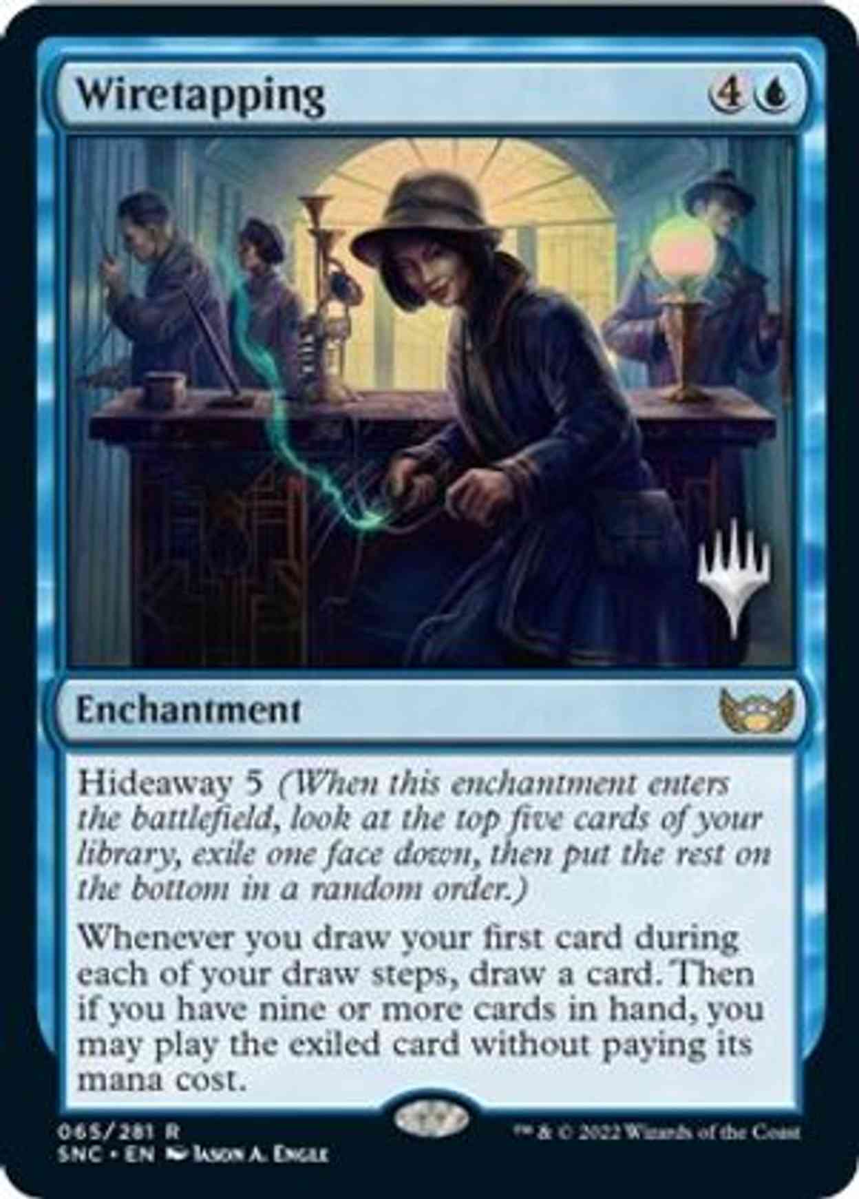 Wiretapping magic card front
