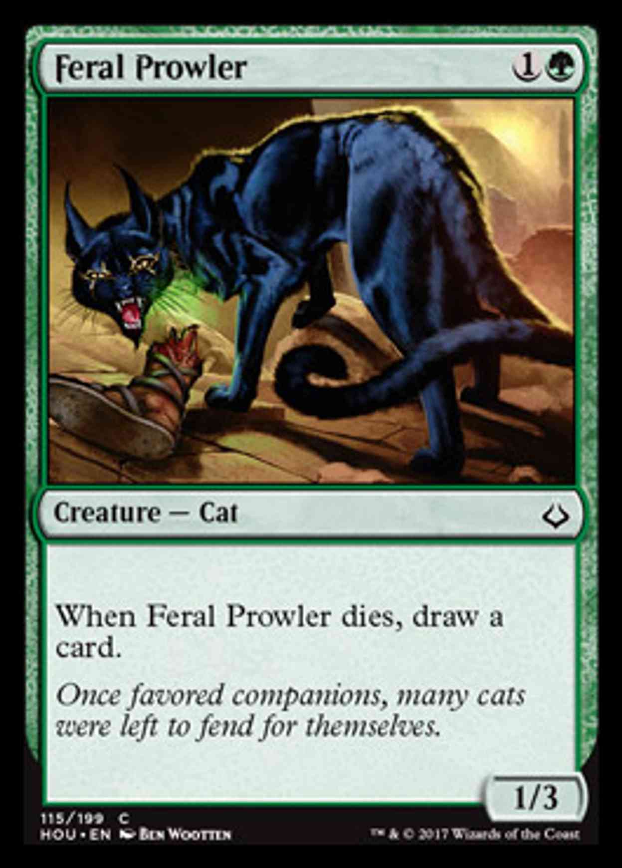 Feral Prowler magic card front