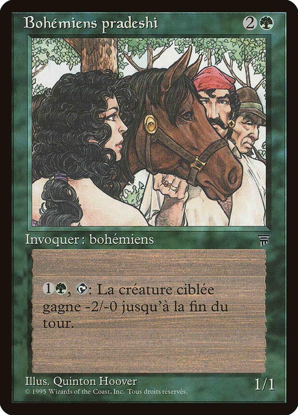 Pradesh Gypsies (French) - "Bohemiens pradeshi" magic card front