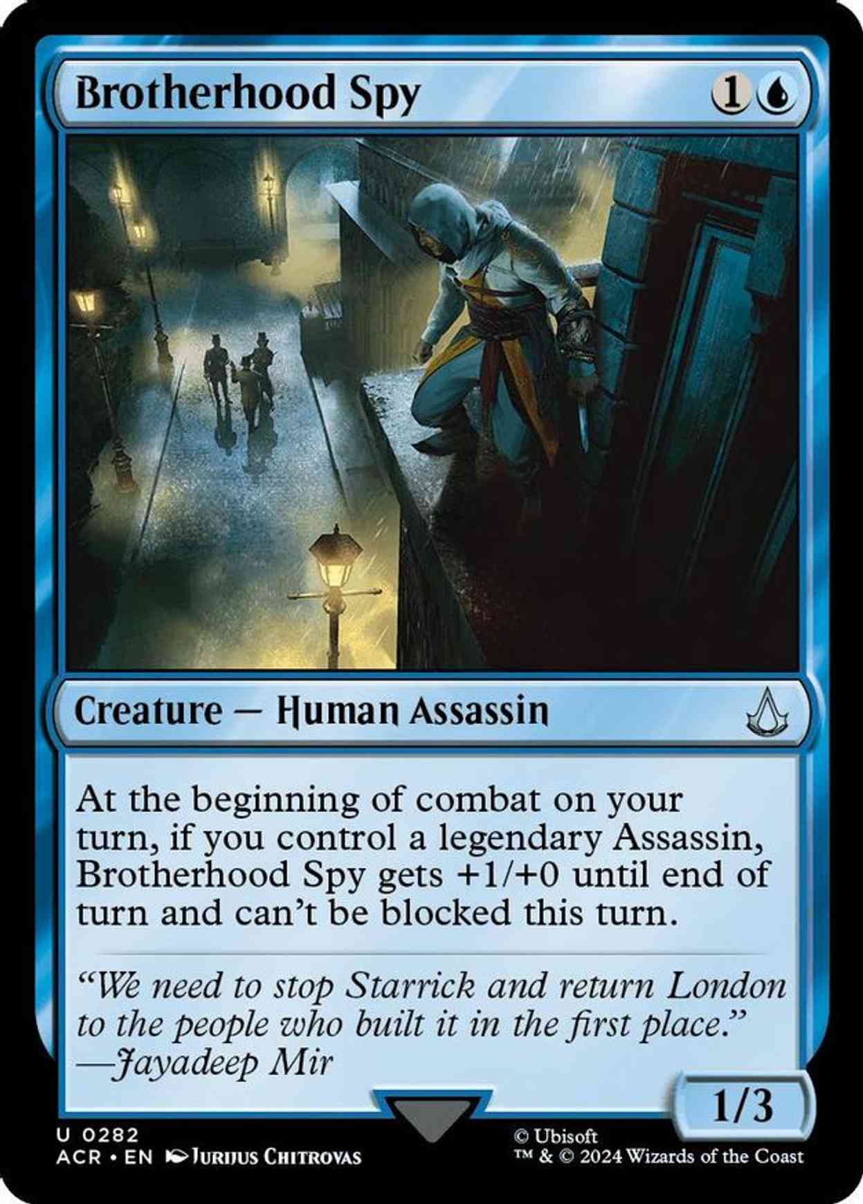 Brotherhood Spy magic card front