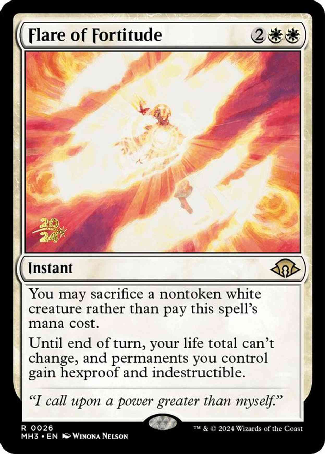 Flare of Fortitude magic card front