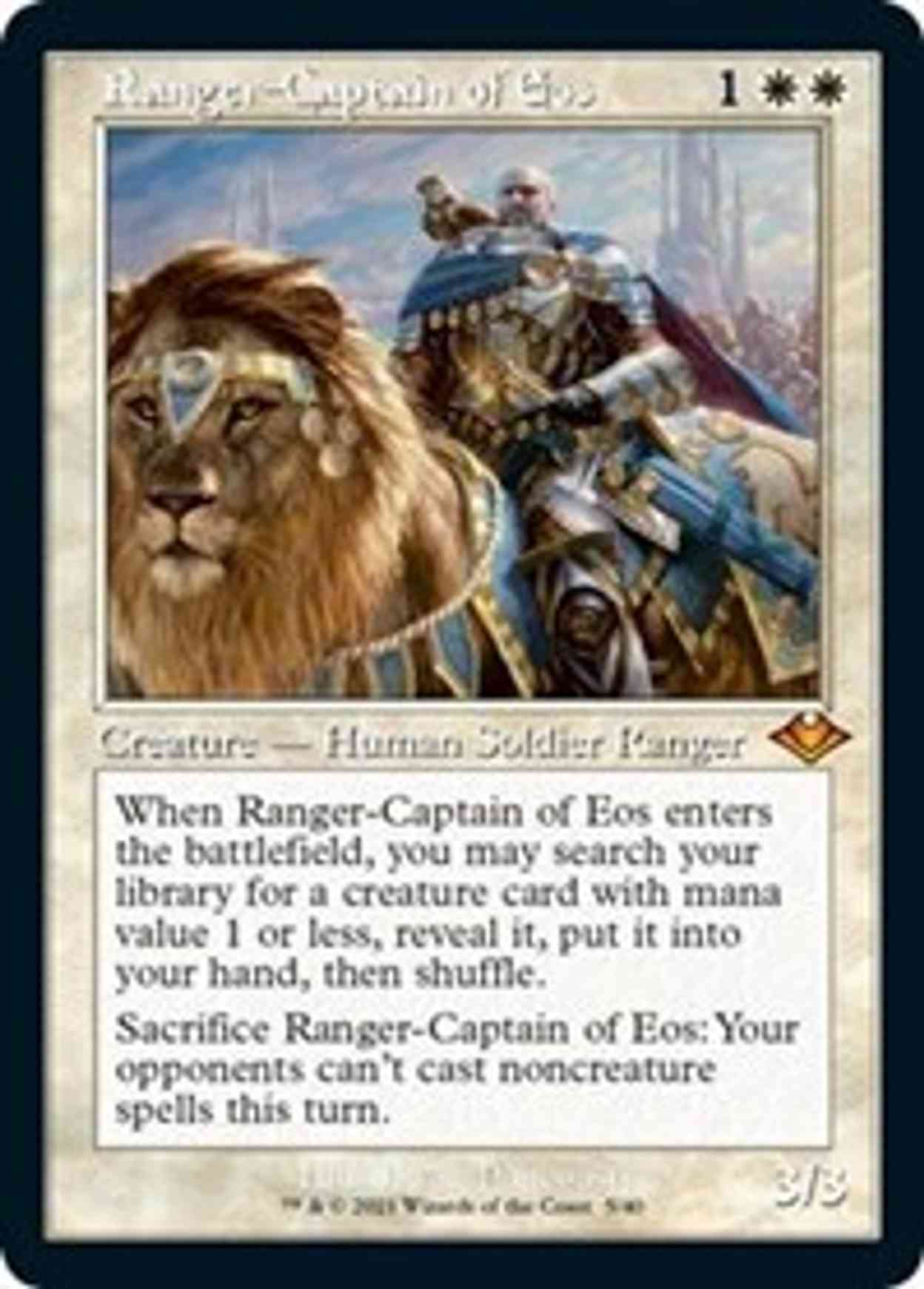 Ranger-Captain of Eos (Retro Frame) (Foil Etched) magic card front