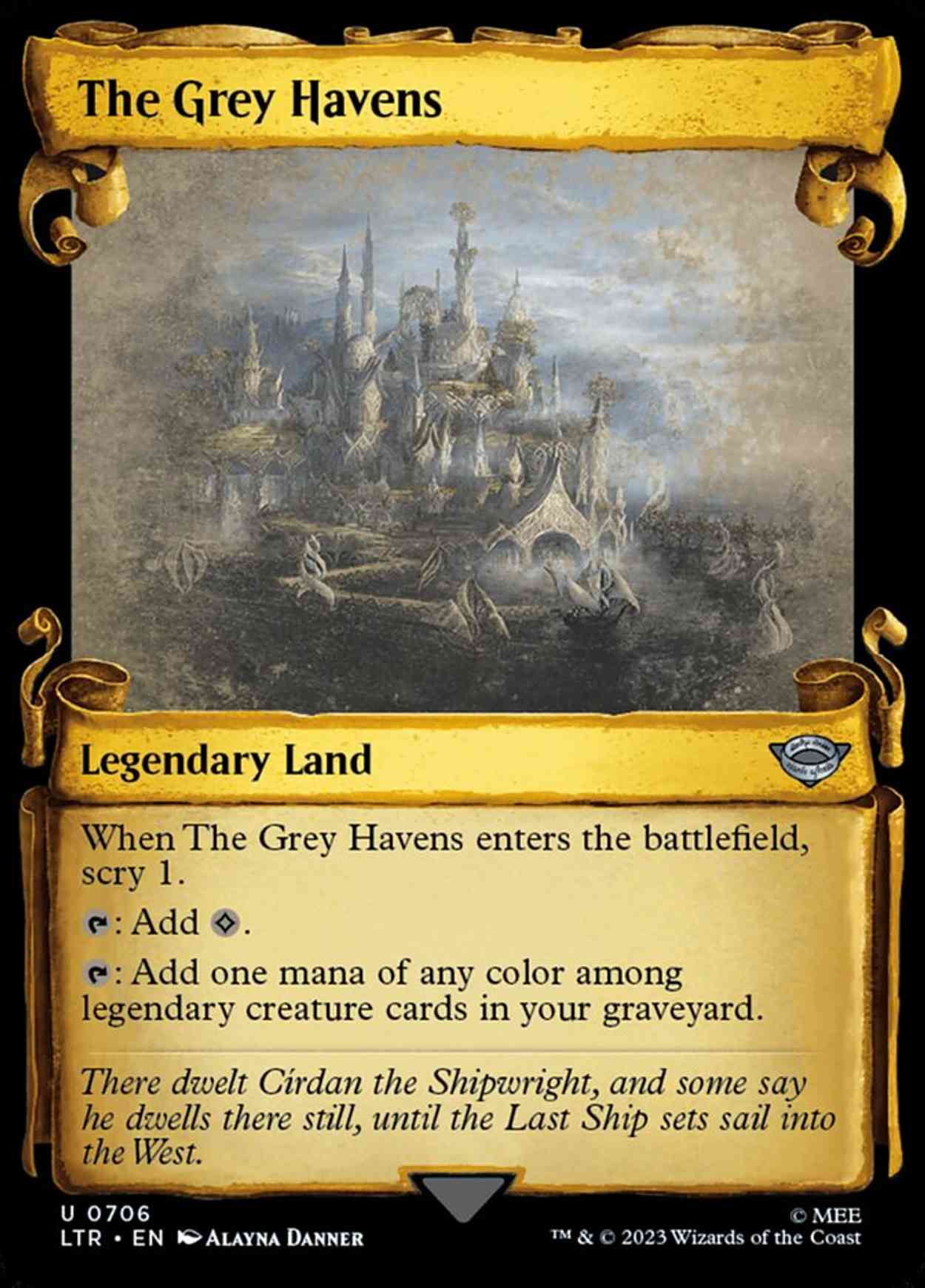 The Grey Havens (Showcase Scrolls) magic card front