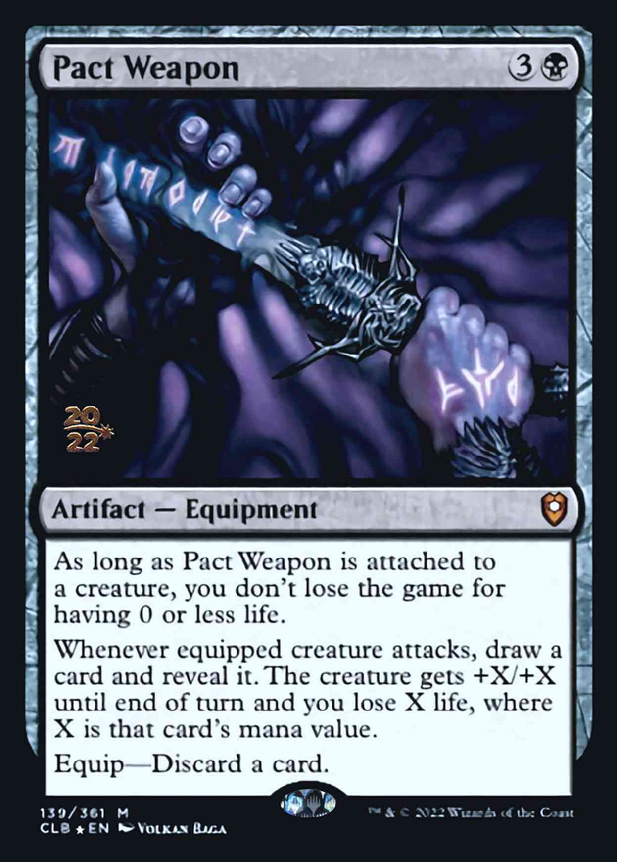 Pact Weapon magic card front