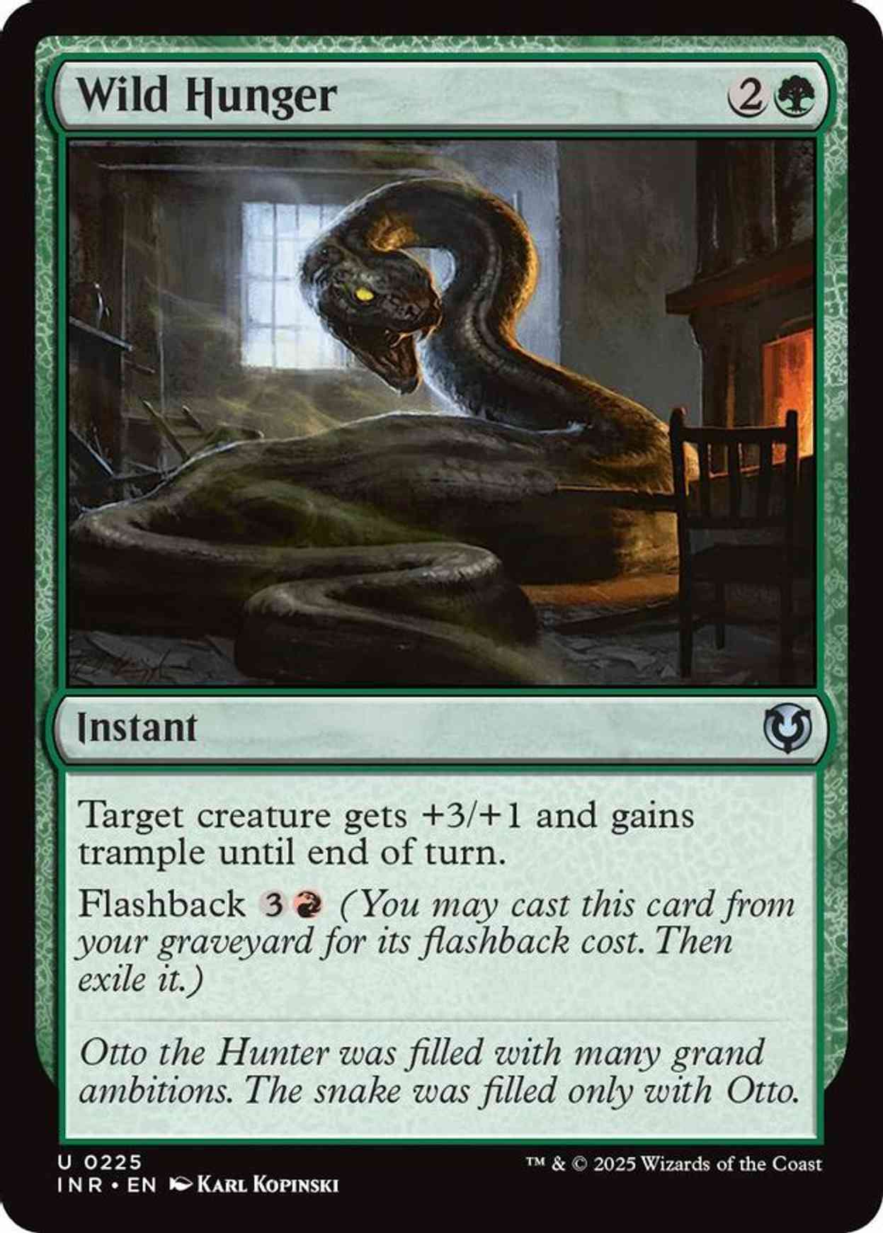 Wild Hunger magic card front