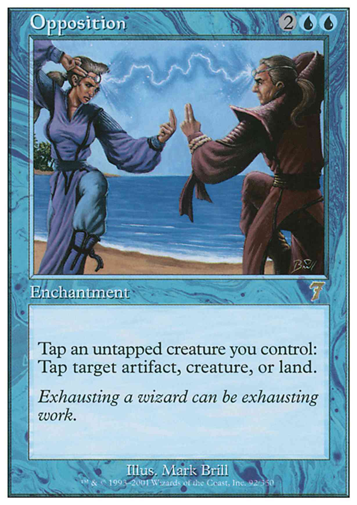 Opposition magic card front