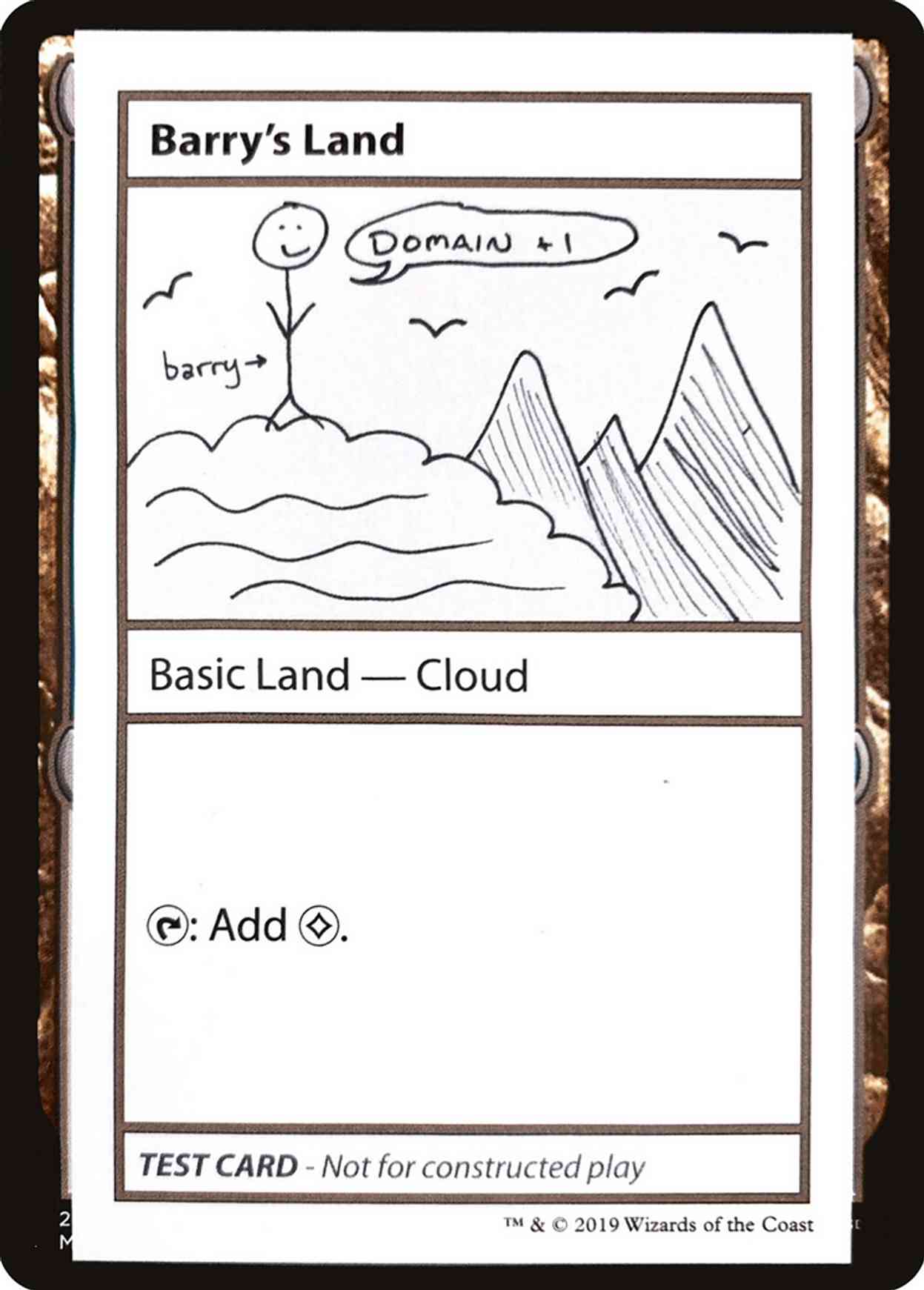 Barry's Land (No PW Symbol) magic card front