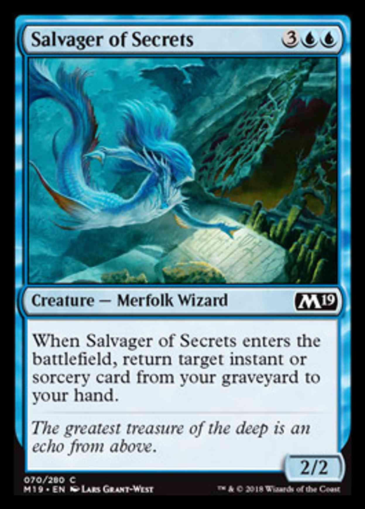 Salvager of Secrets magic card front