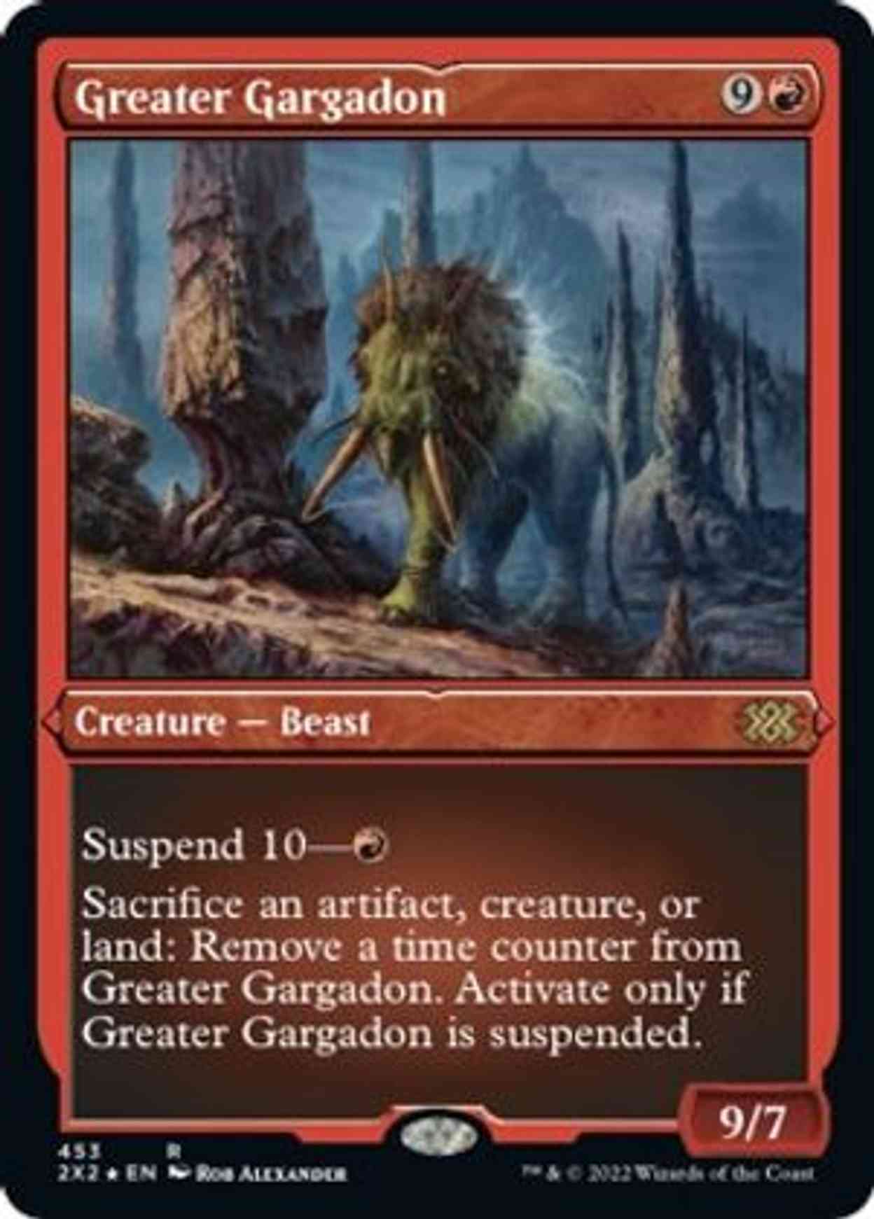 Greater Gargadon (Foil Etched) magic card front