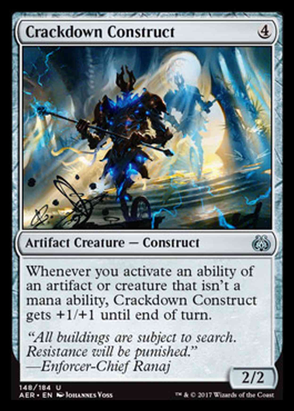 Crackdown Construct magic card front