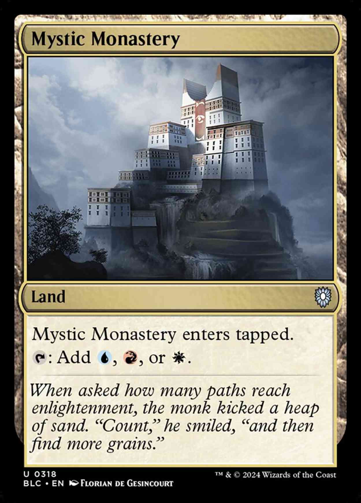 Mystic Monastery magic card front