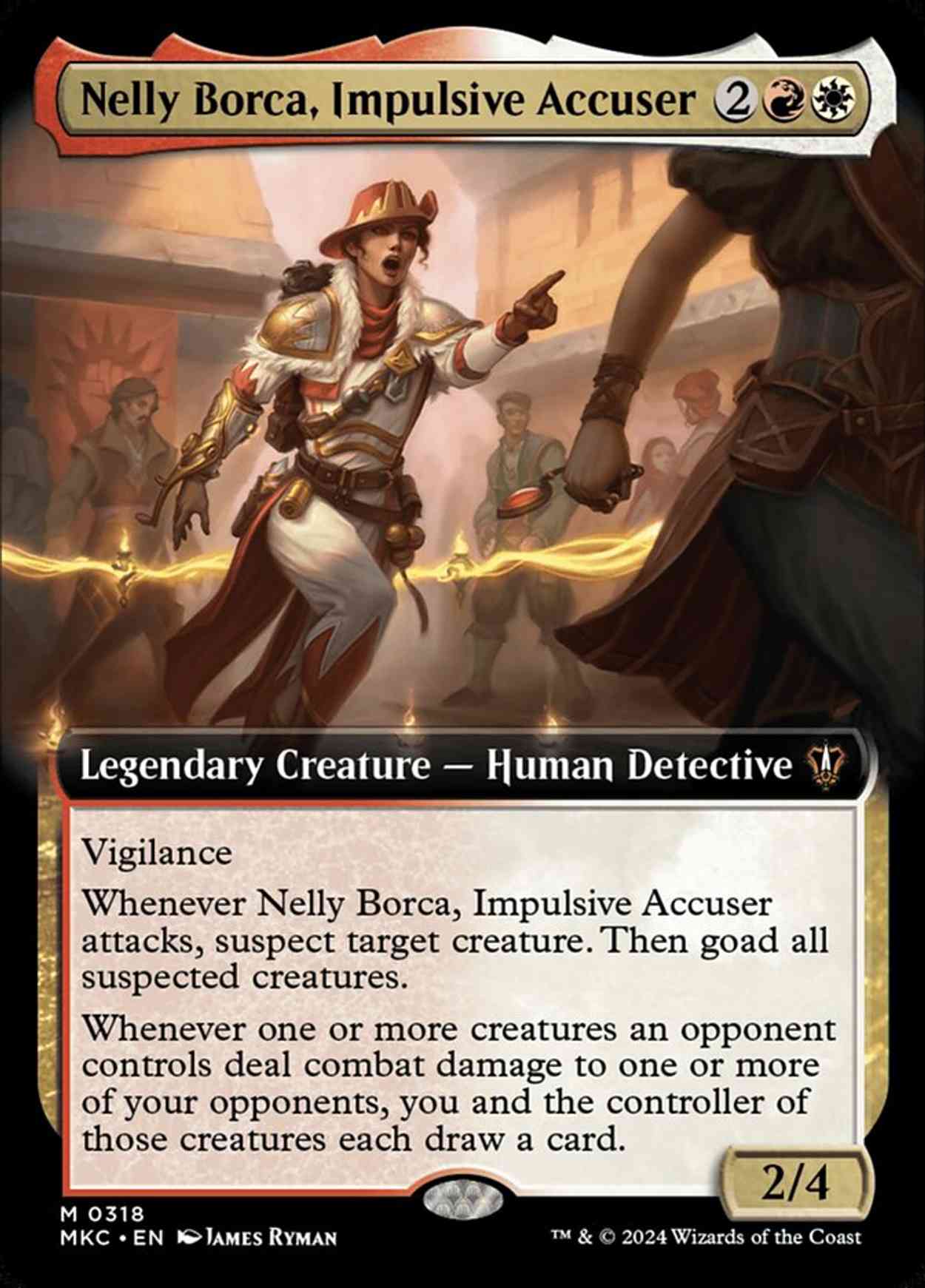 Nelly Borca, Impulsive Accuser (Extended Art) magic card front