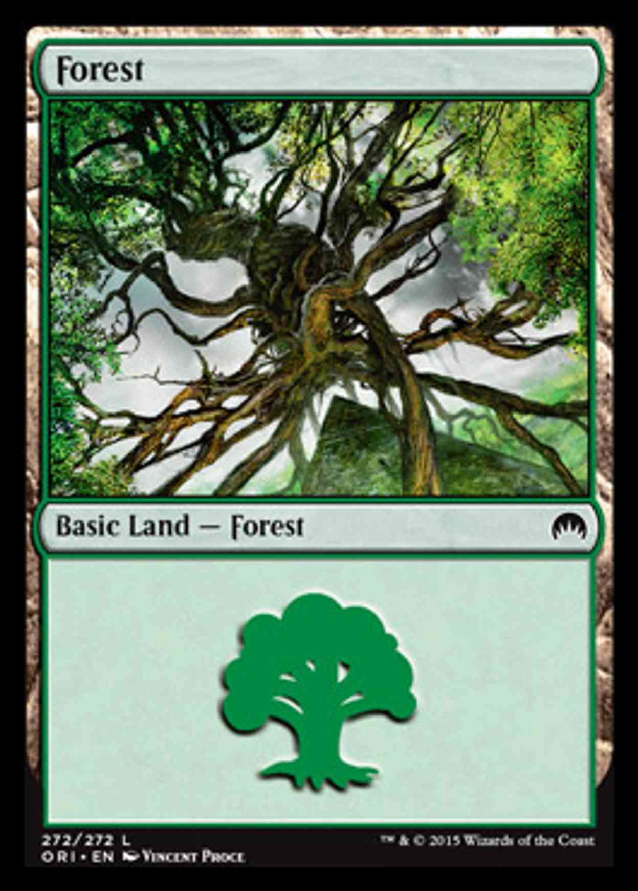 Forest (272) magic card front