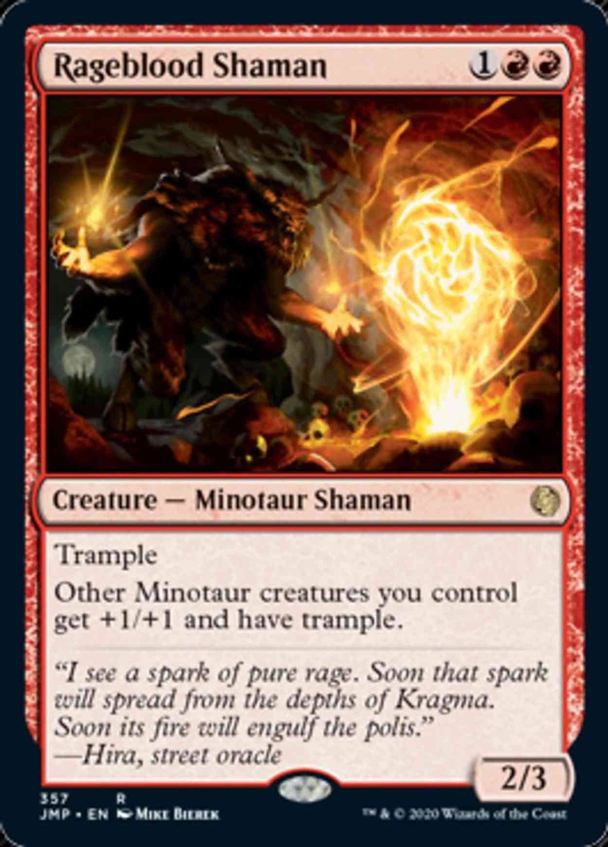 Rageblood Shaman magic card front