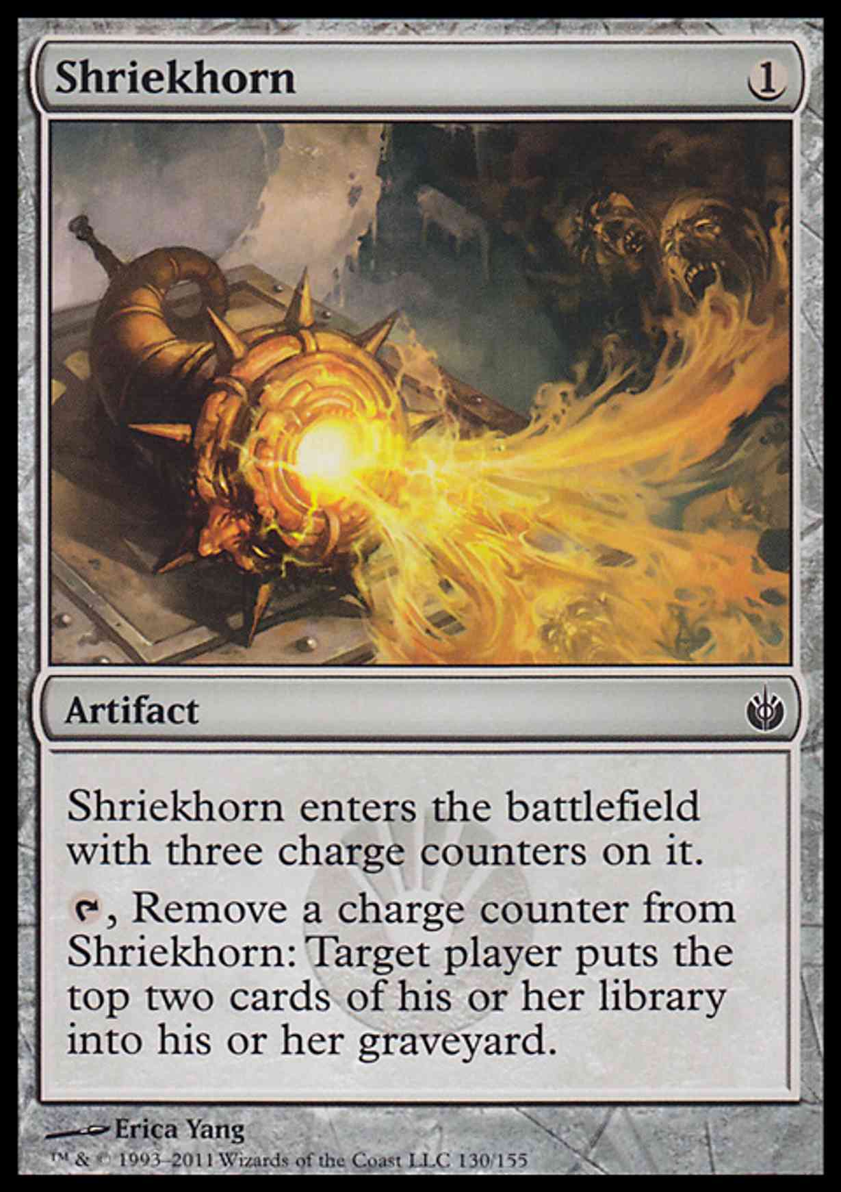 Shriekhorn magic card front