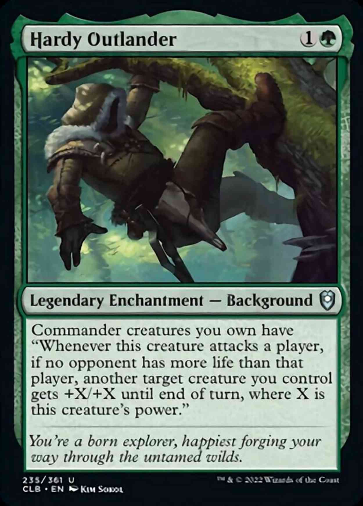 Hardy Outlander magic card front