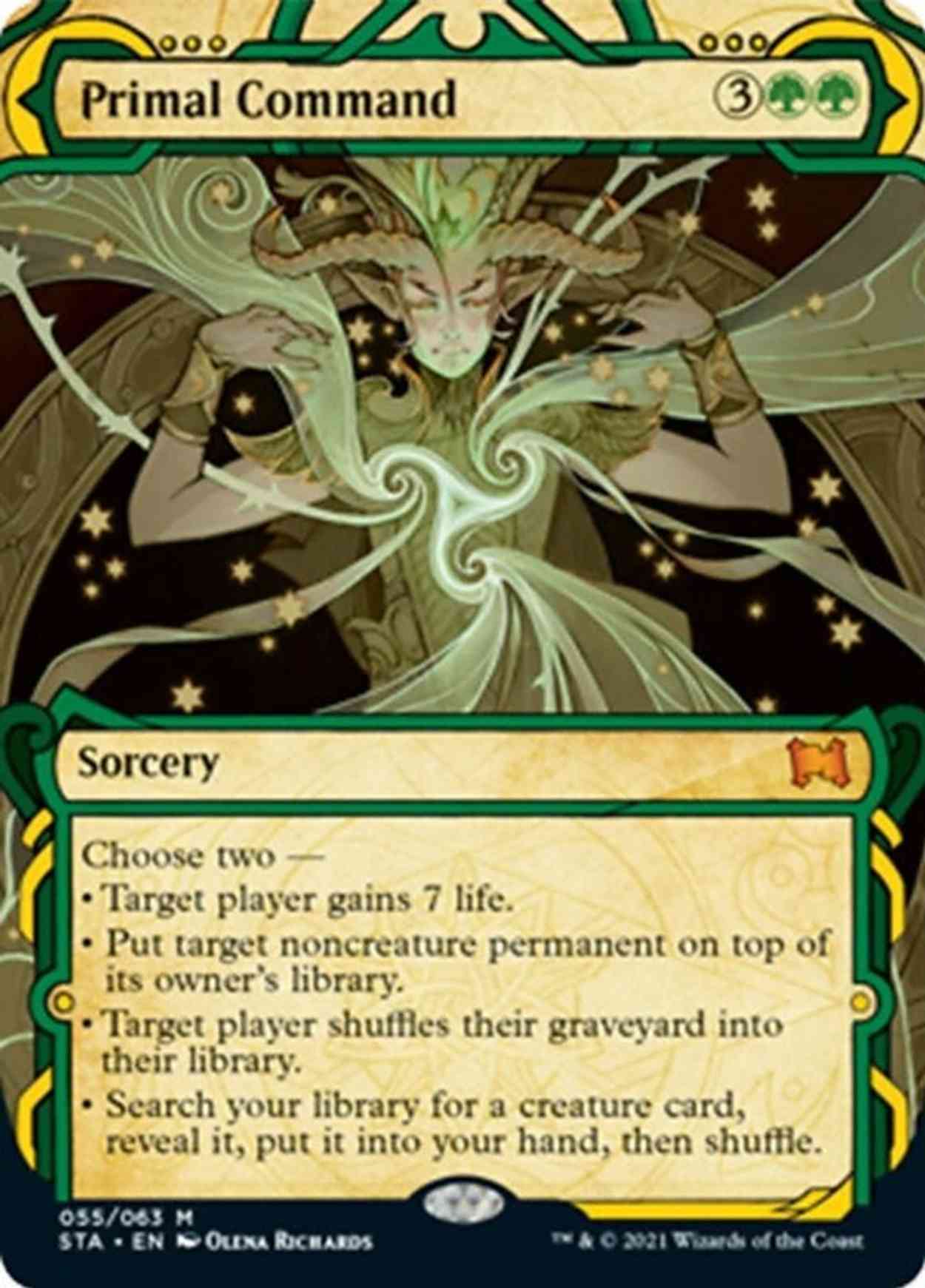 Primal Command magic card front
