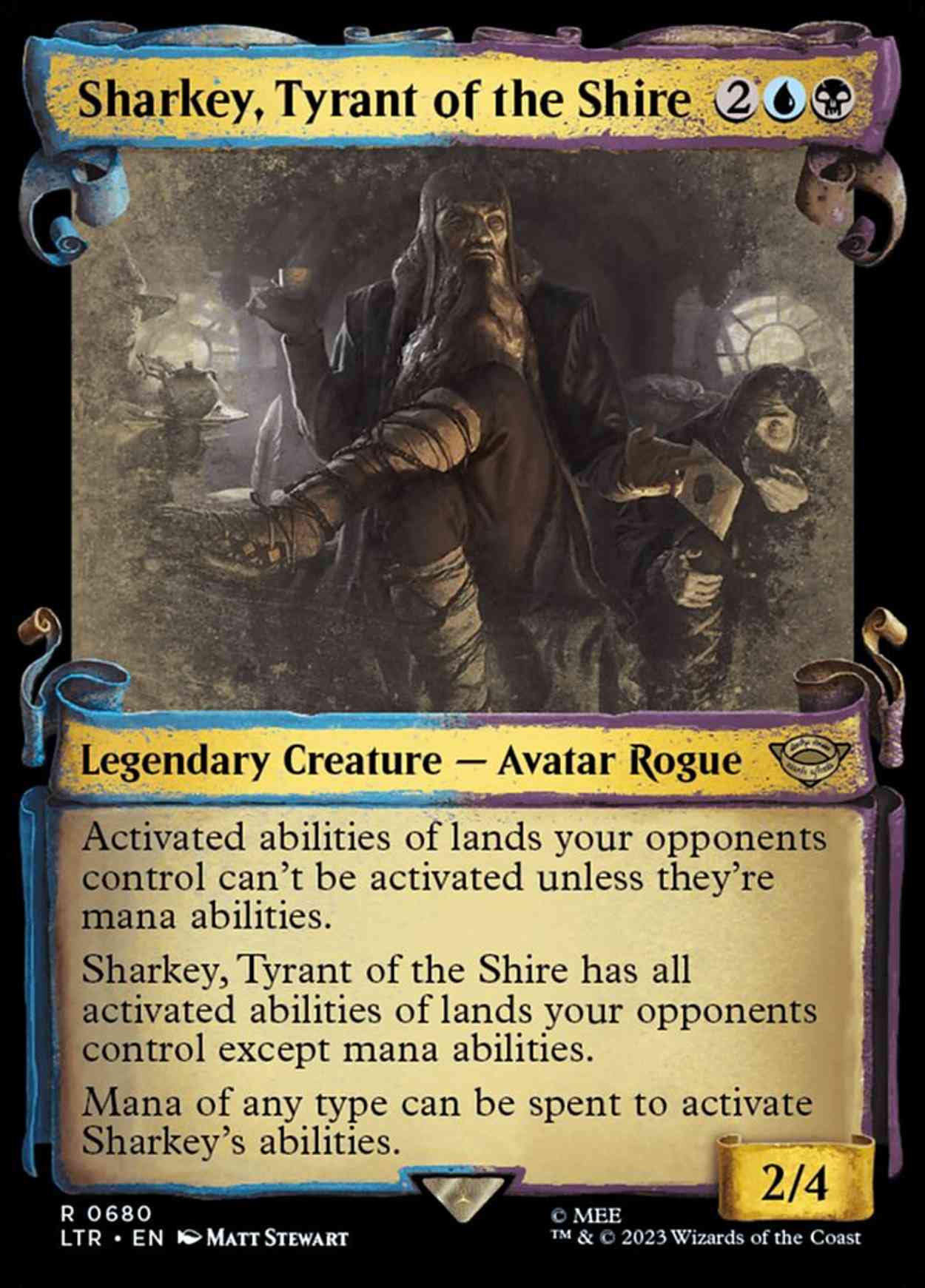 Sharkey, Tyrant of the Shire (Showcase Scrolls) magic card front