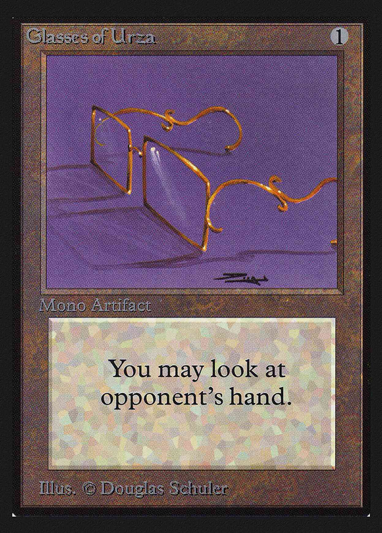Glasses of Urza (IE) magic card front