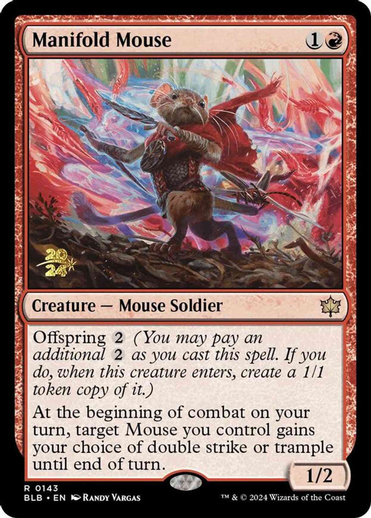 Manifold Mouse magic card front