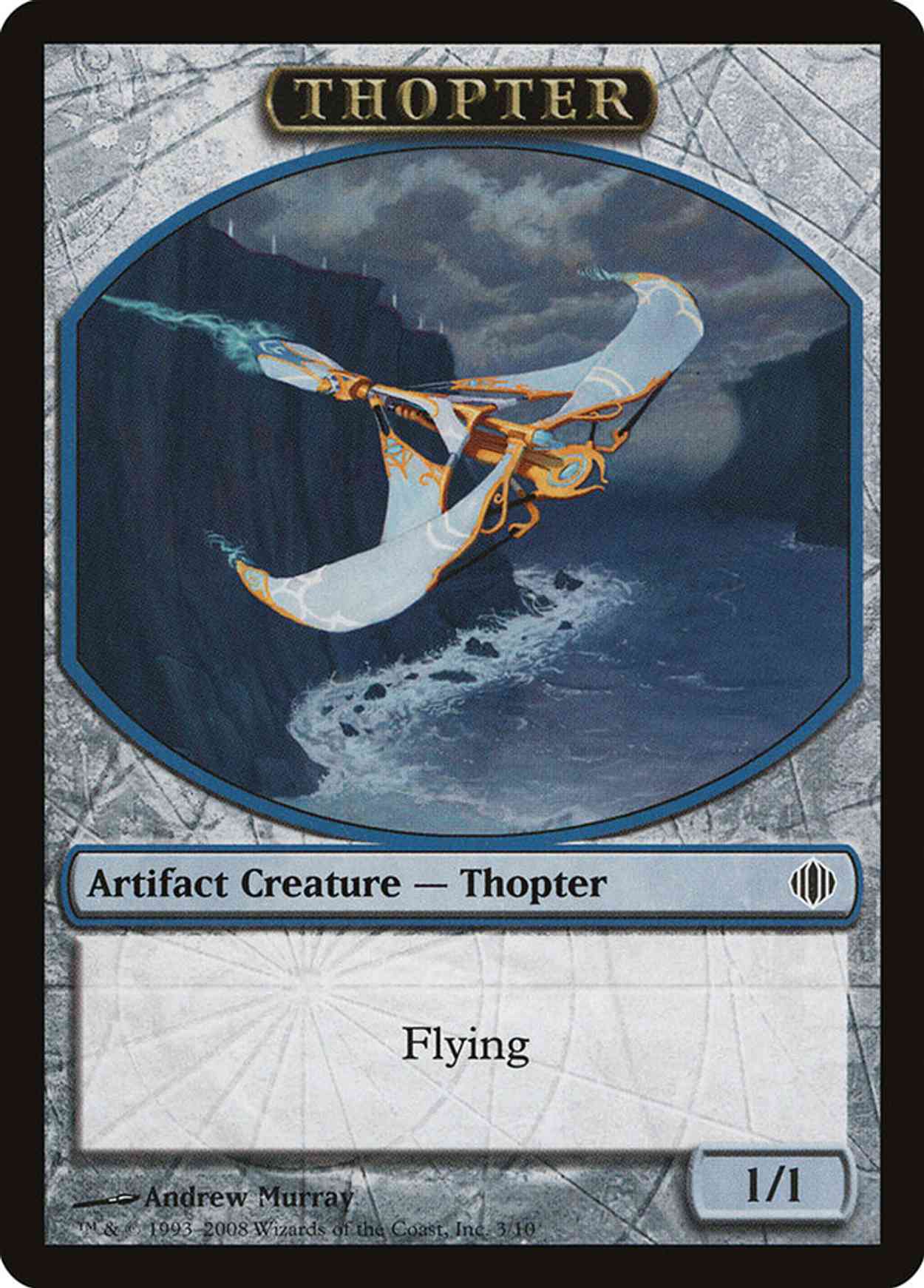 Thopter Token magic card front