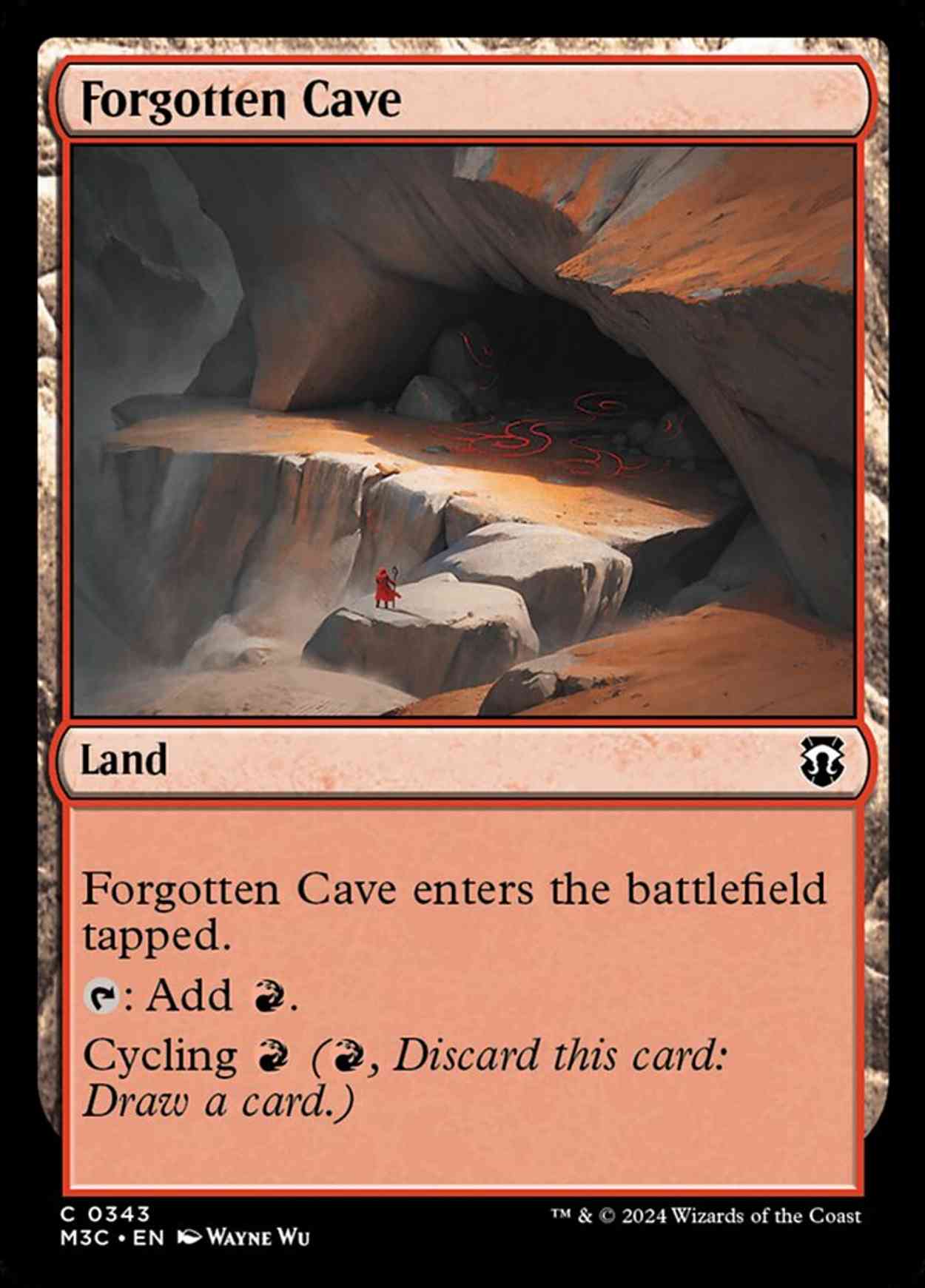 Forgotten Cave magic card front