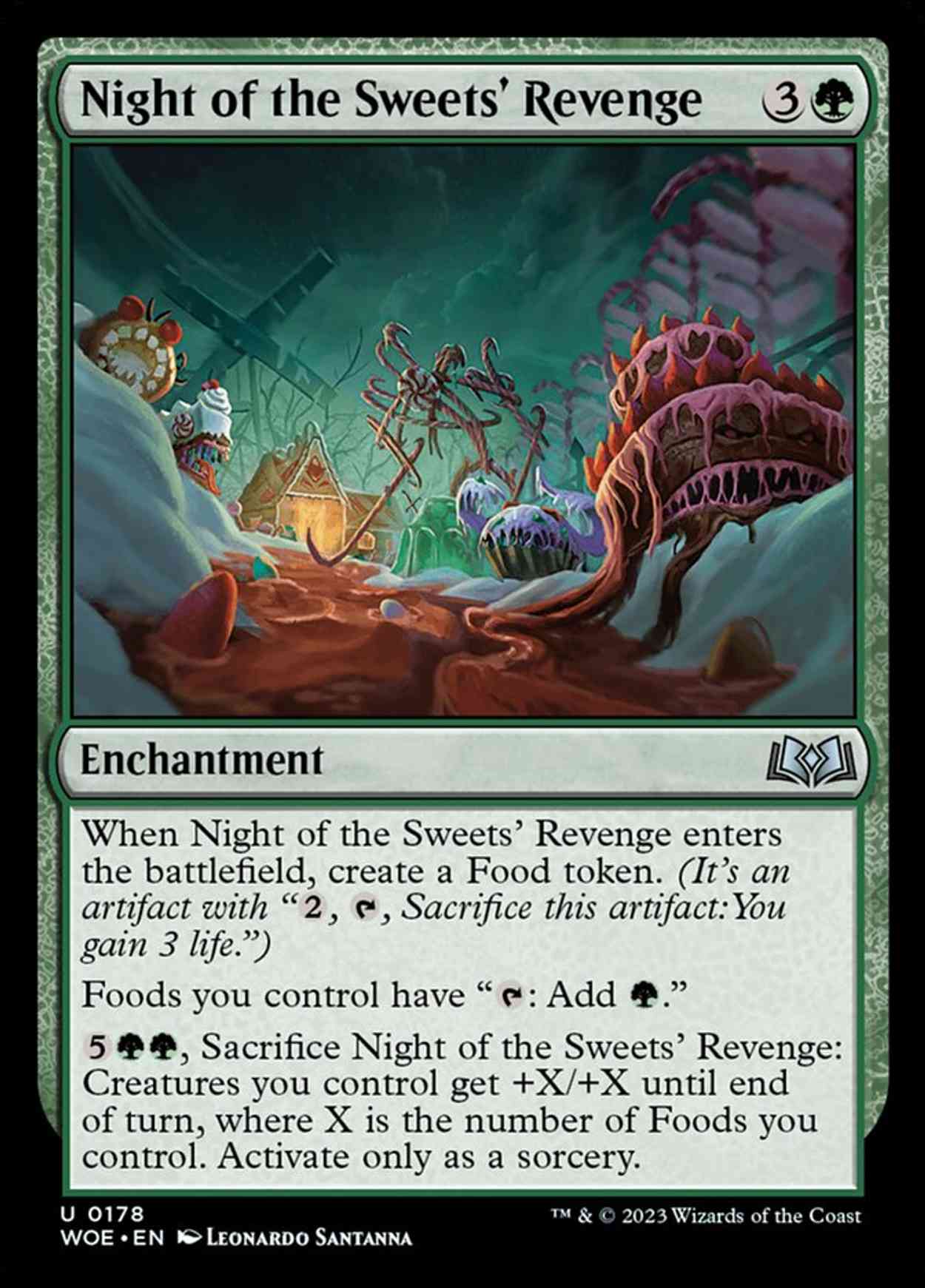 Night of the Sweets' Revenge magic card front