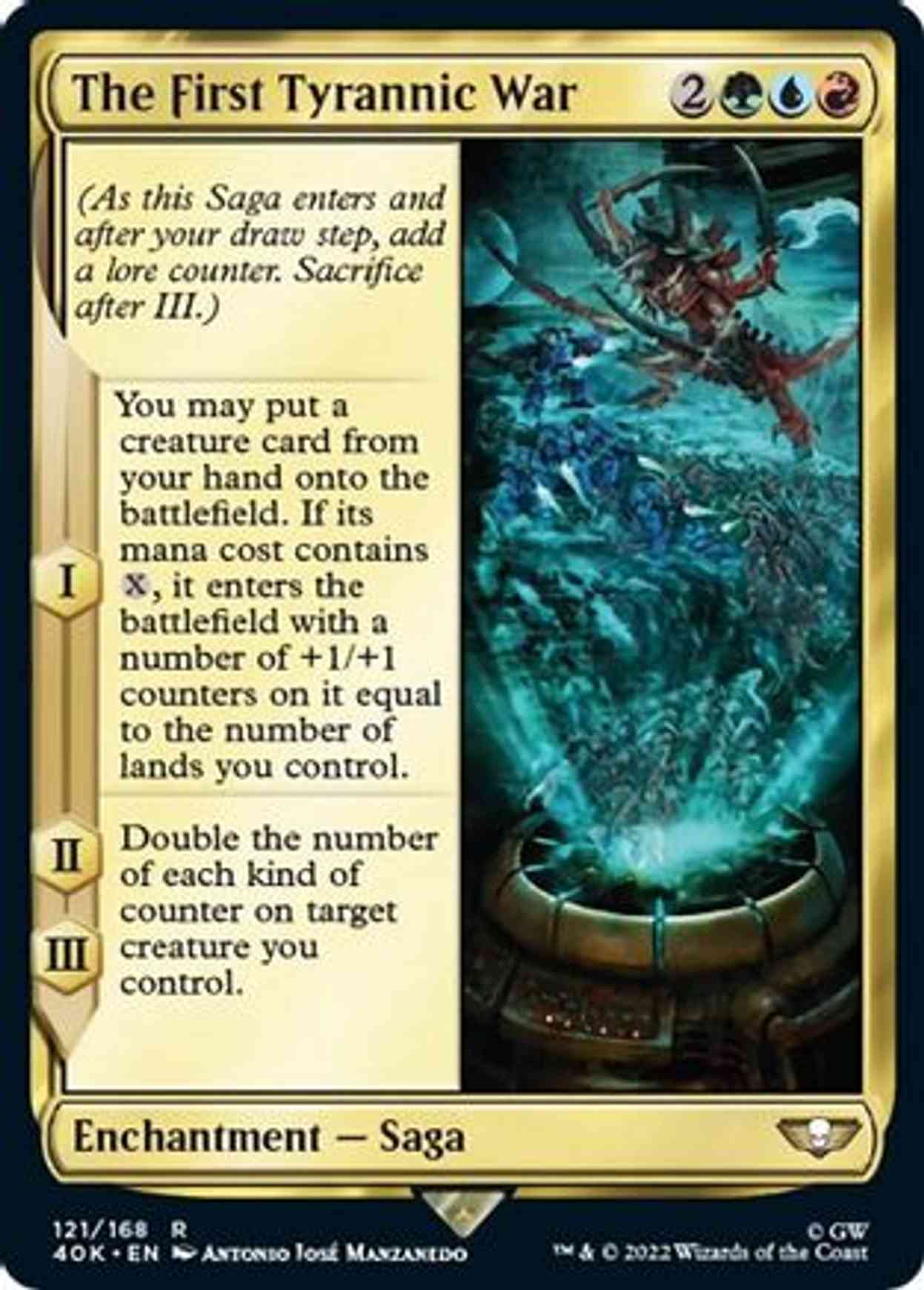 The First Tyrannic War (Surge Foil) magic card front