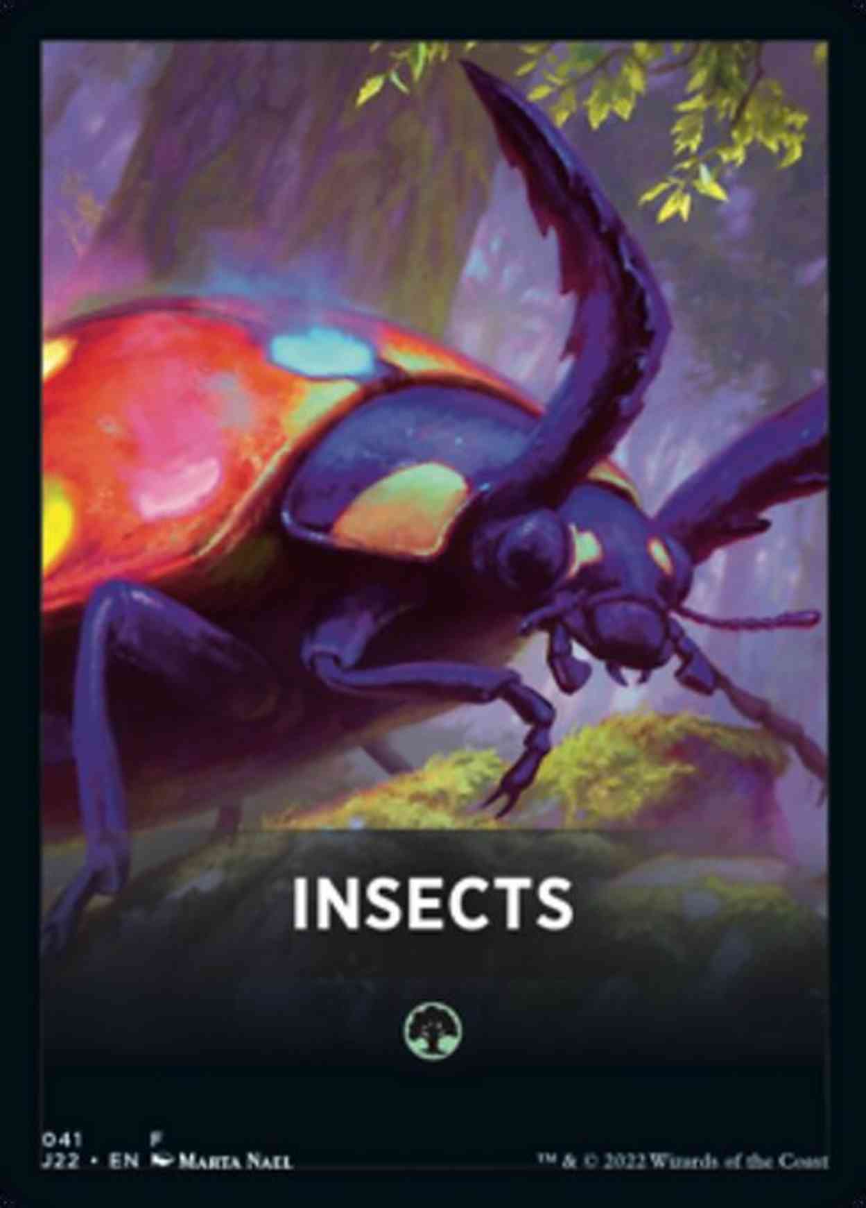 Insects Theme Card magic card front