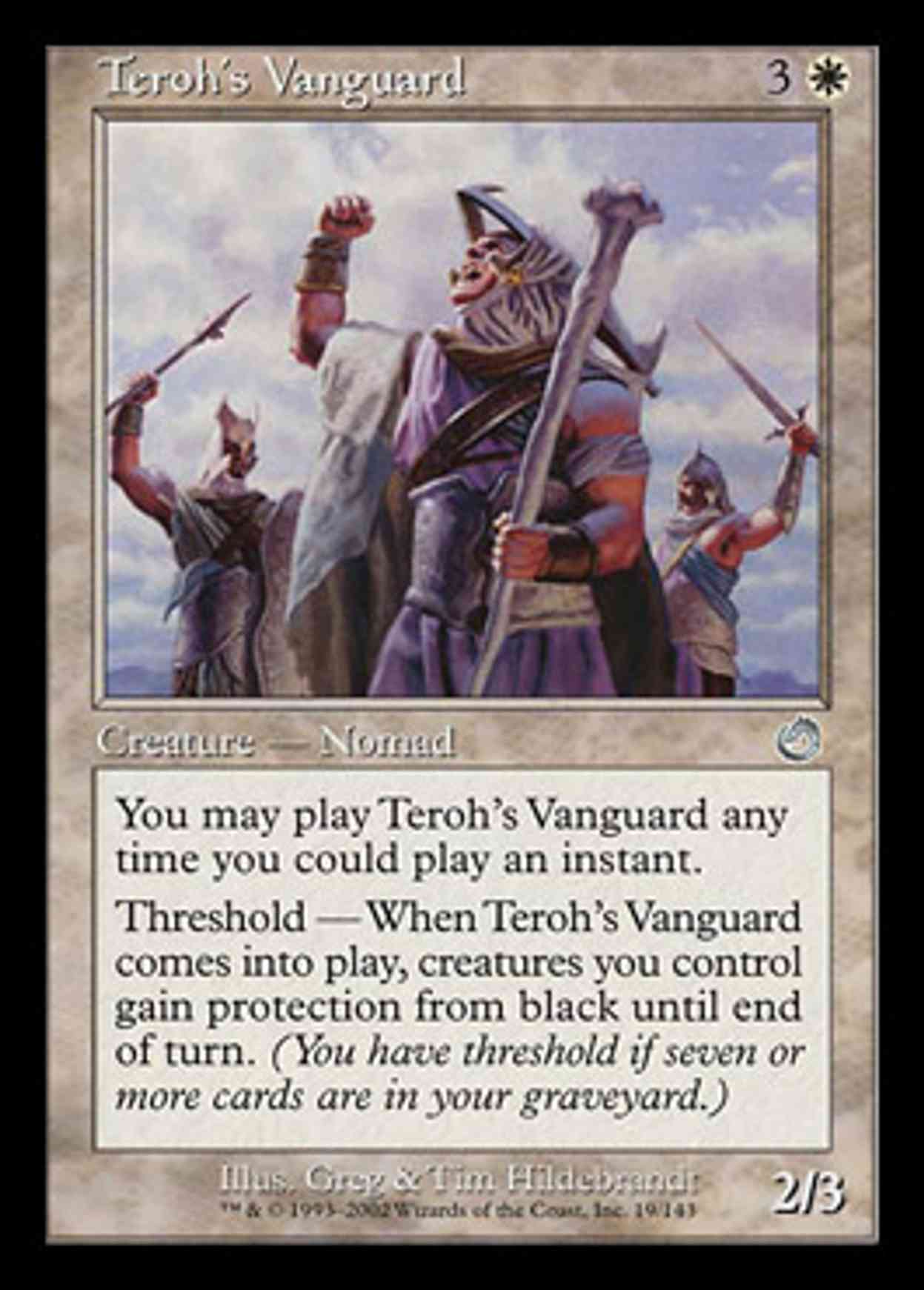 Teroh's Vanguard magic card front
