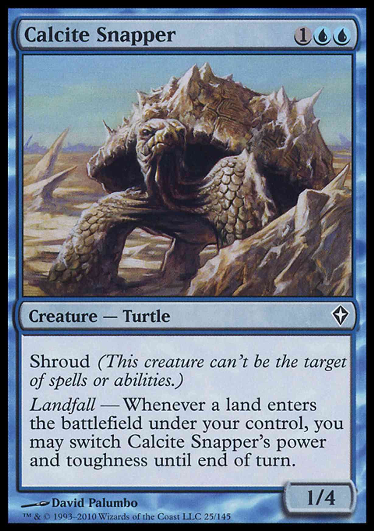 Calcite Snapper magic card front