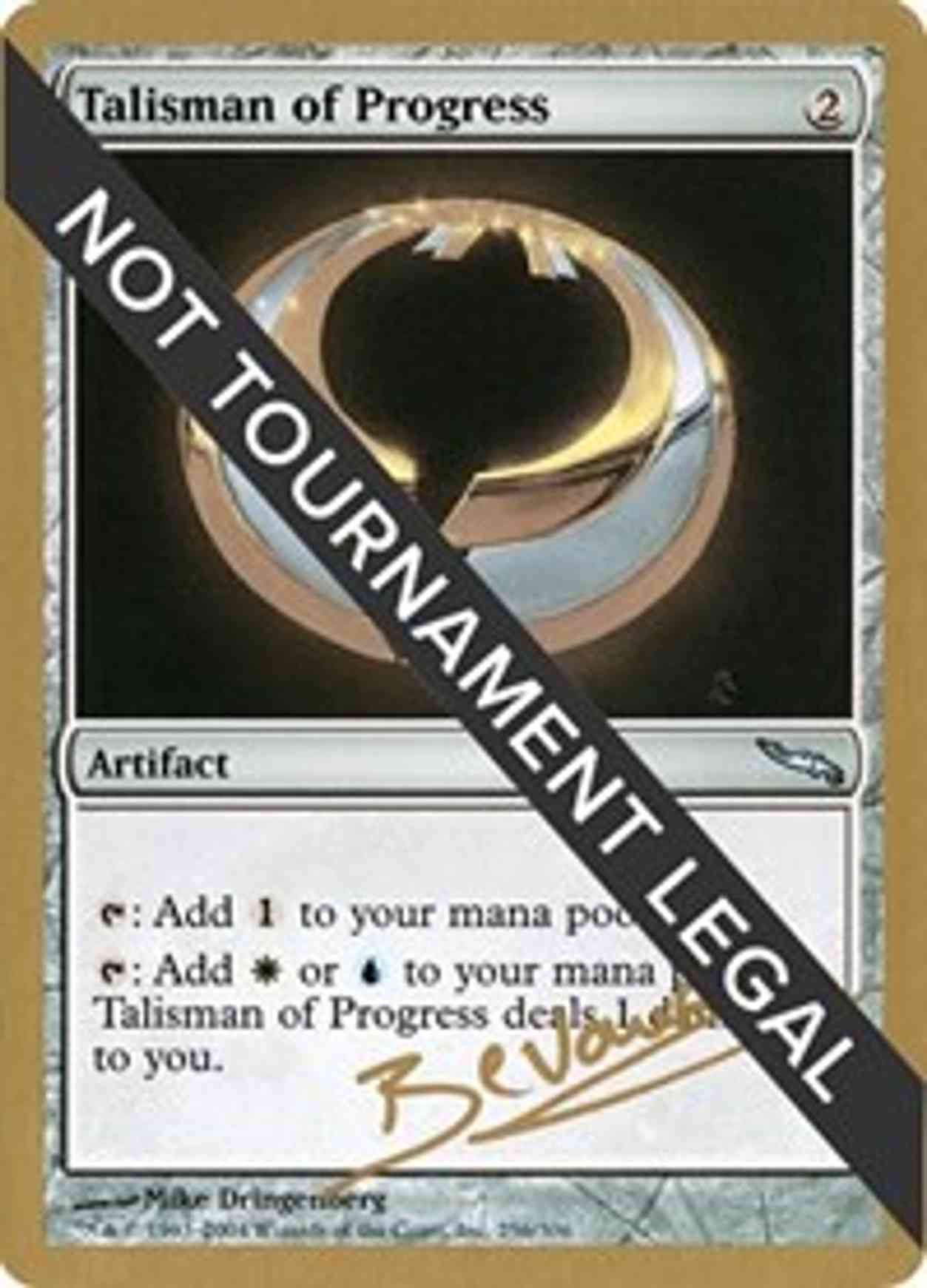 Talisman of Progress - 2004 Manuel Bevand (MRD) magic card front
